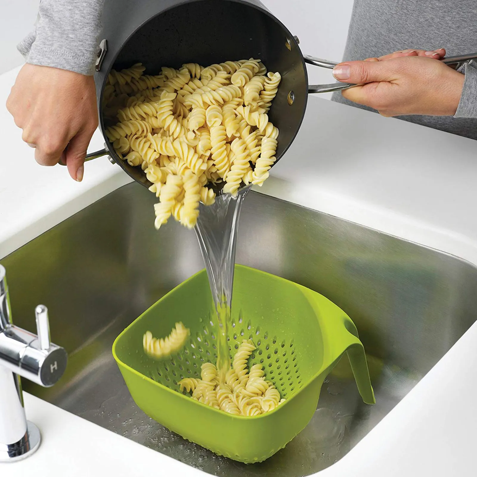 40088 Square Colander - Grün Sieb - Image 3