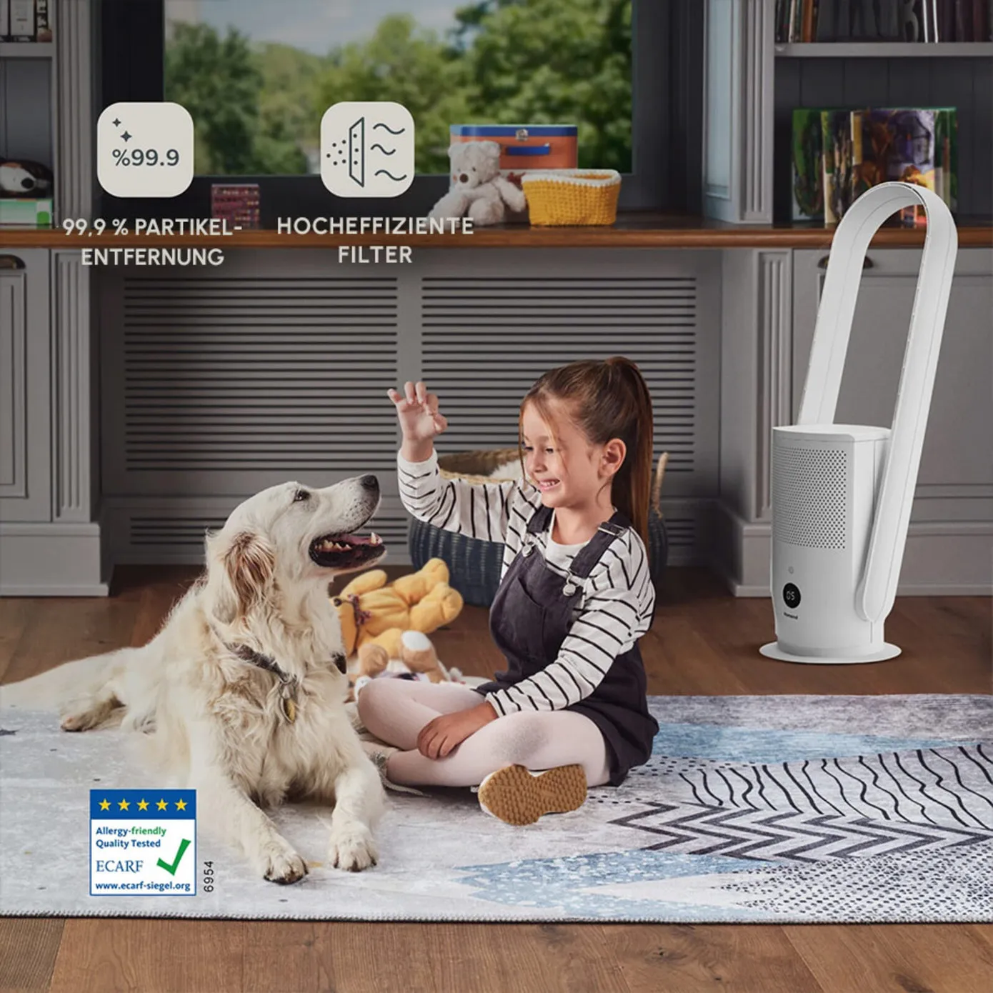 Homend O-zone 9008H Cool+ Heatwave Luftreiniger 35W Weiß - Image 4