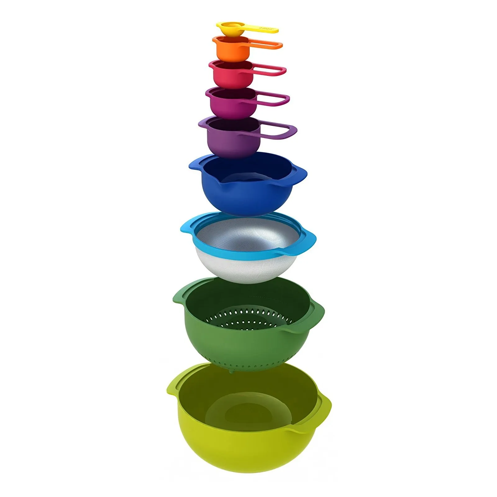 Joseph Joseph 40031 Nest Plus 9-teiliges Multi Colour Schüsselset - Image 3