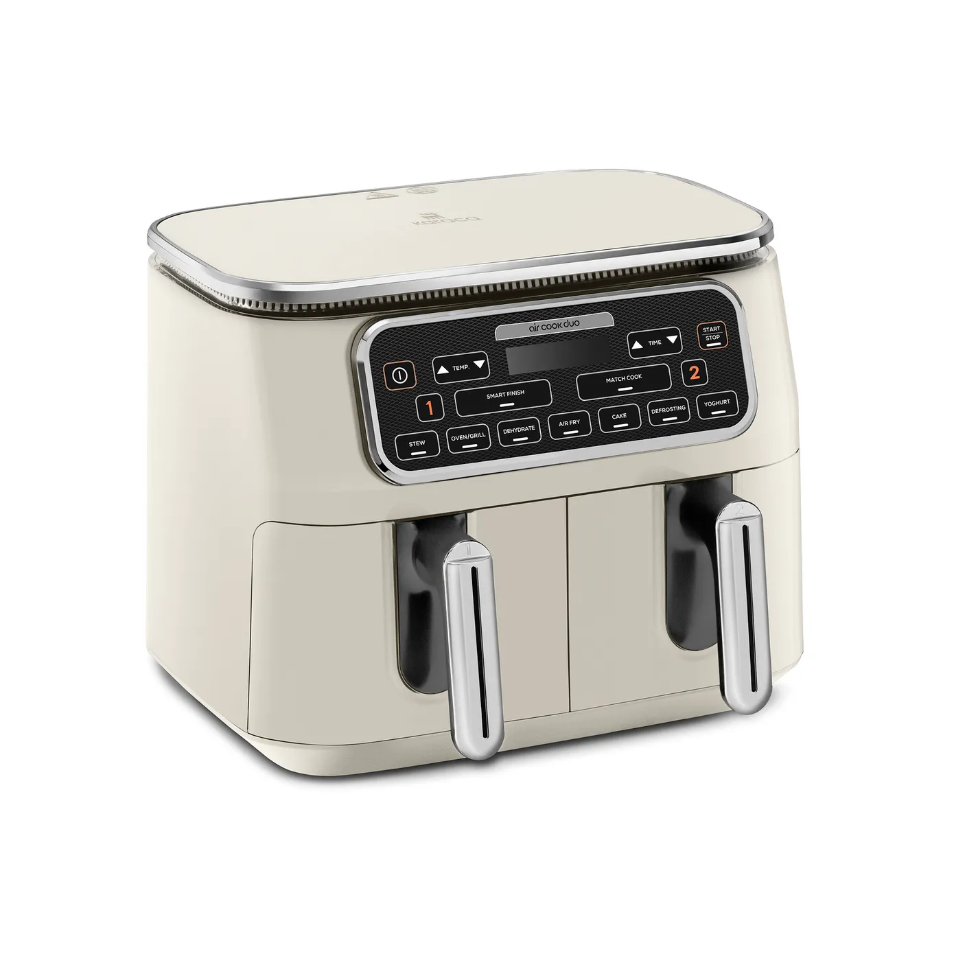 Karaca Air Cook Duo Heißluftfritteuse XXXL 8 Liter Airfryer, Starlight, 8 Personen, 2500W - Image 13