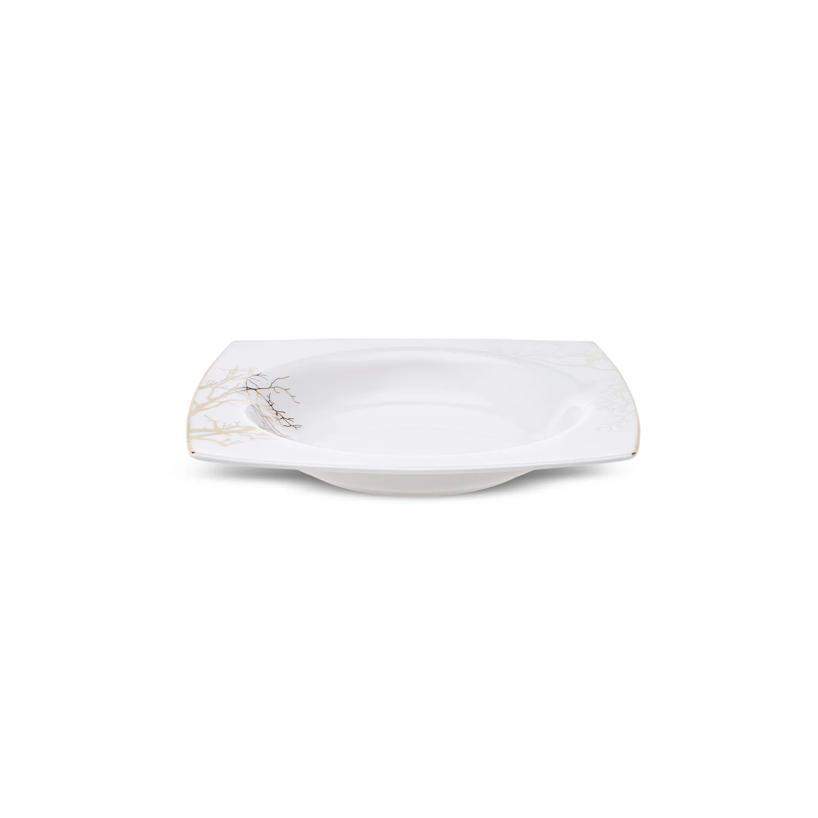 Karaca Autumn Fine Cream 60-teiliges Porzellangeschirr für 12 Personen quadratisch - Image 18