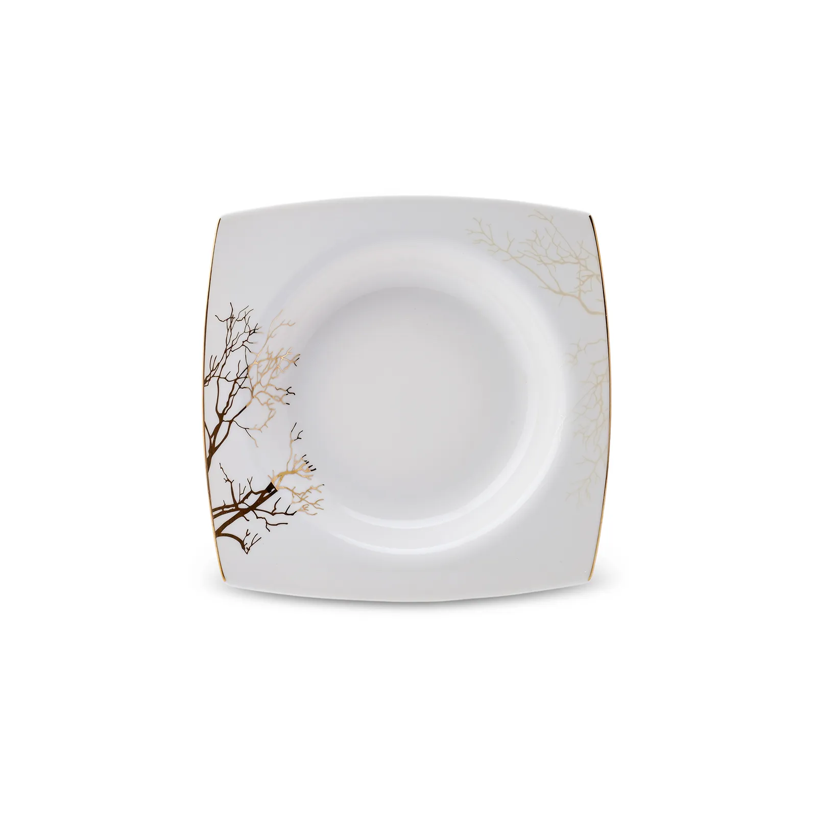 Karaca Autumn Fine Cream 60-teiliges Porzellangeschirr für 12 Personen quadratisch - Image 19