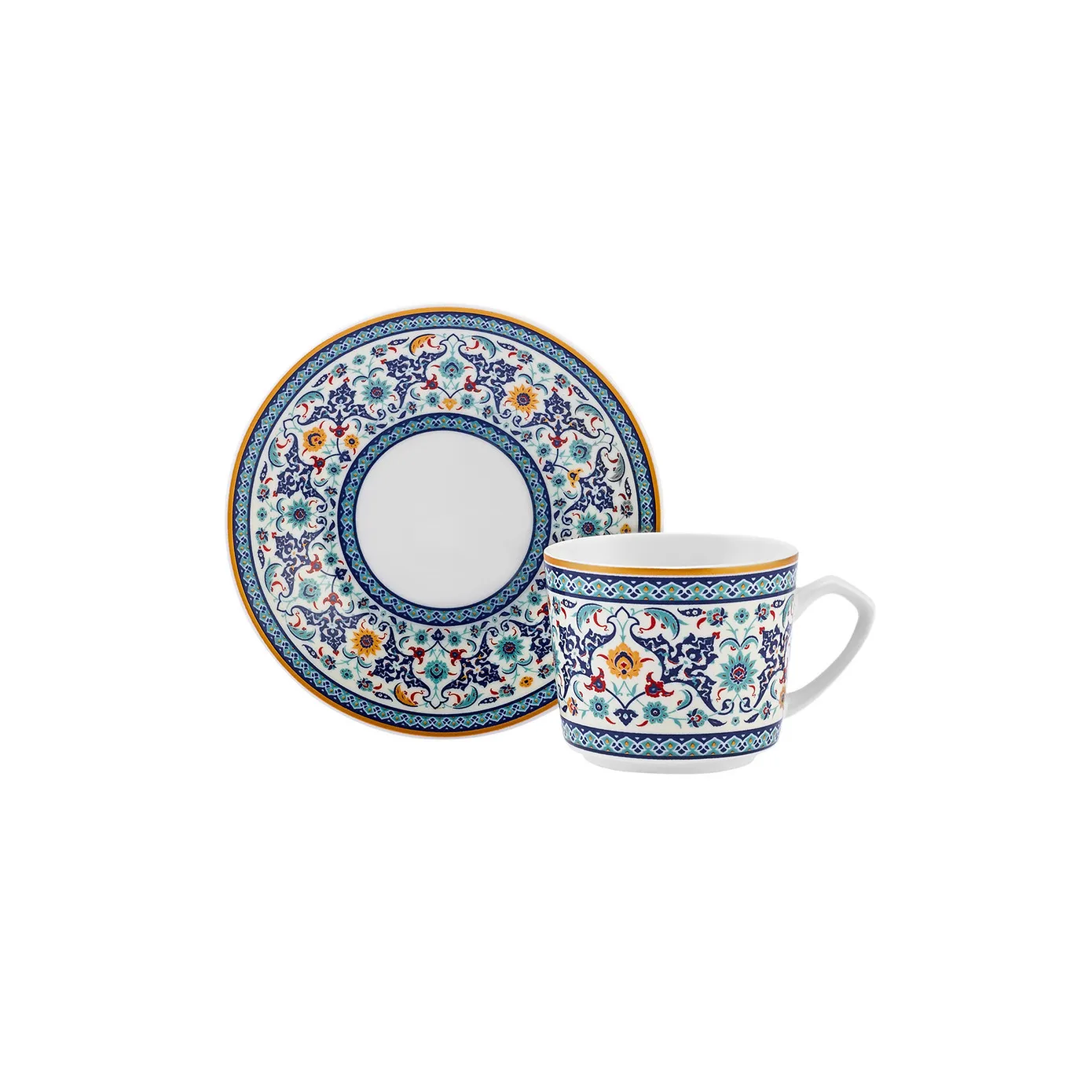 Karaca Beylerbeyi 6 Personen Kaffeetassen Set, 80 ml - Image 7