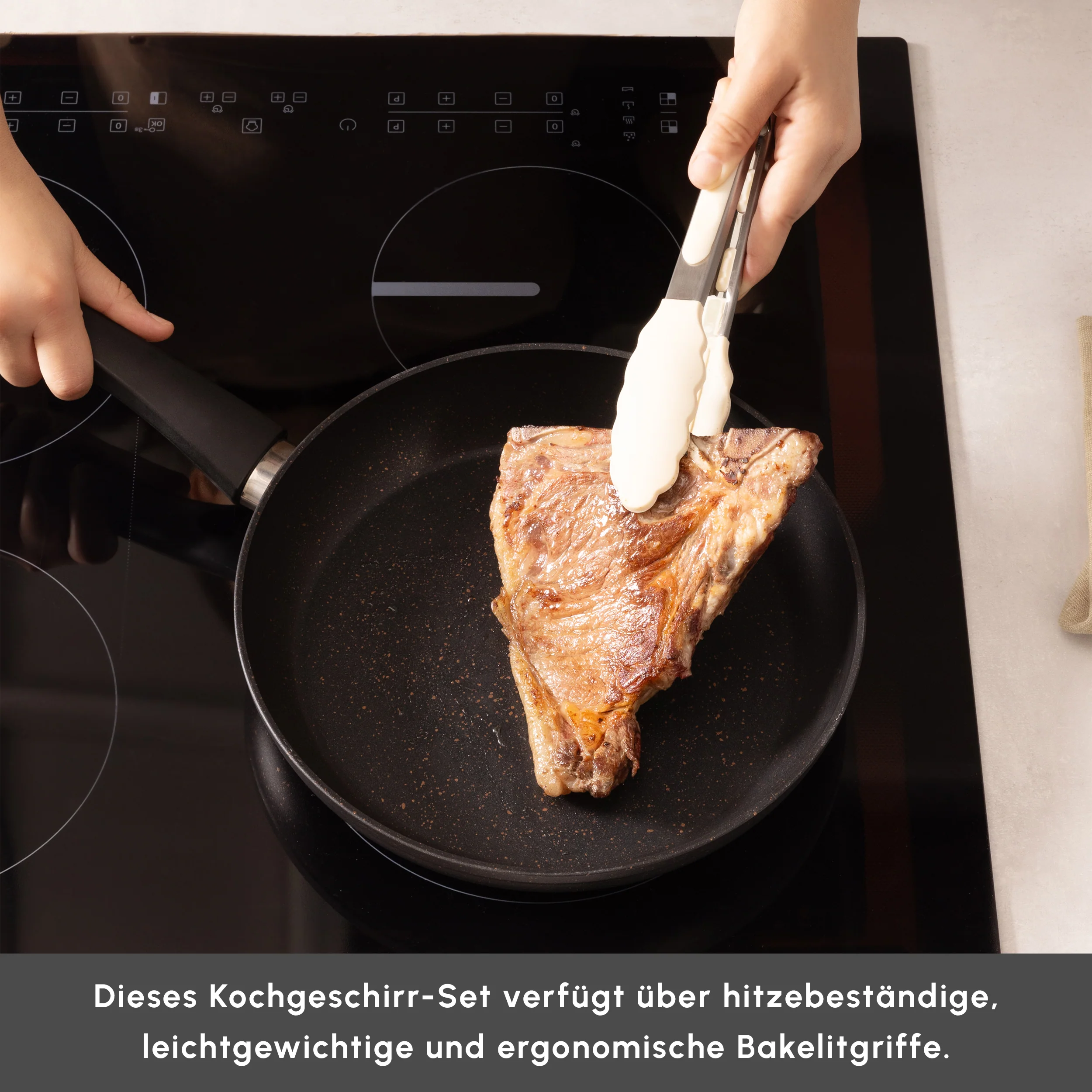 Karaca Biogranit Blackgold V1 7-teiliges Kochgeschirr-Set - Image 6