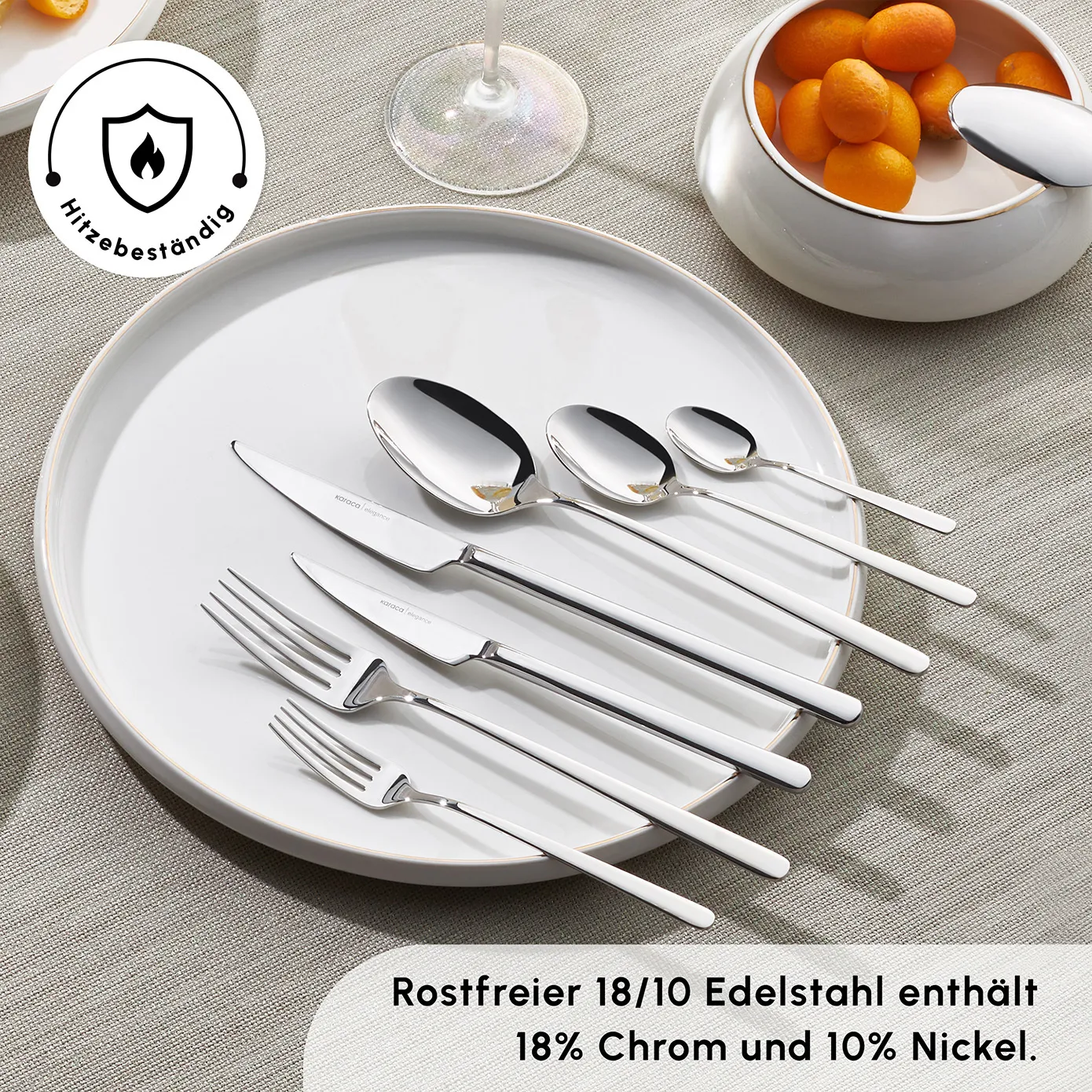 Karaca Boreas 12 Personen Besteckset, 84 Teilig - Image 6