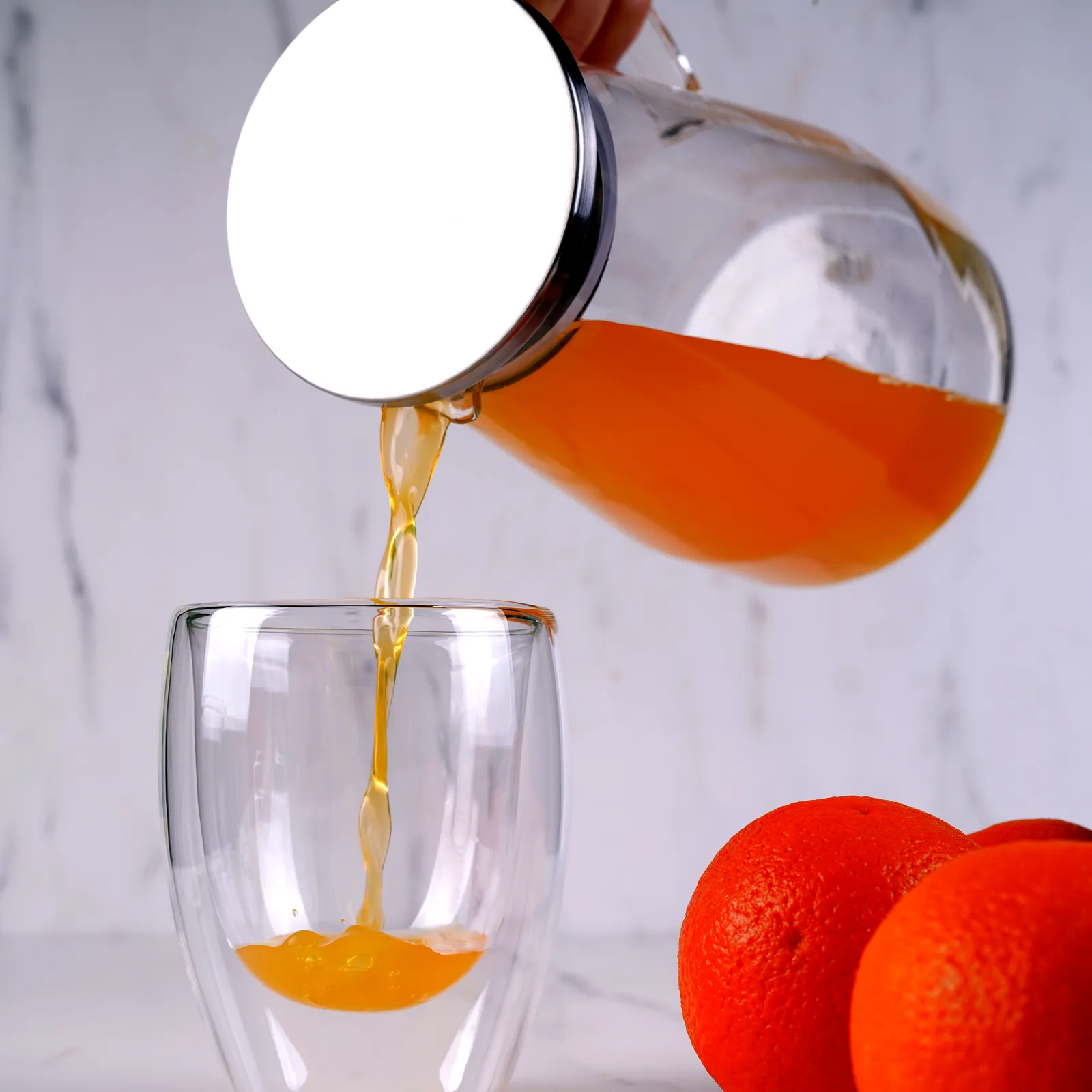 Karaca Borosilikat Wasserkrug aus Glas und rostfreiem Stahl 1700 ml - Image 5