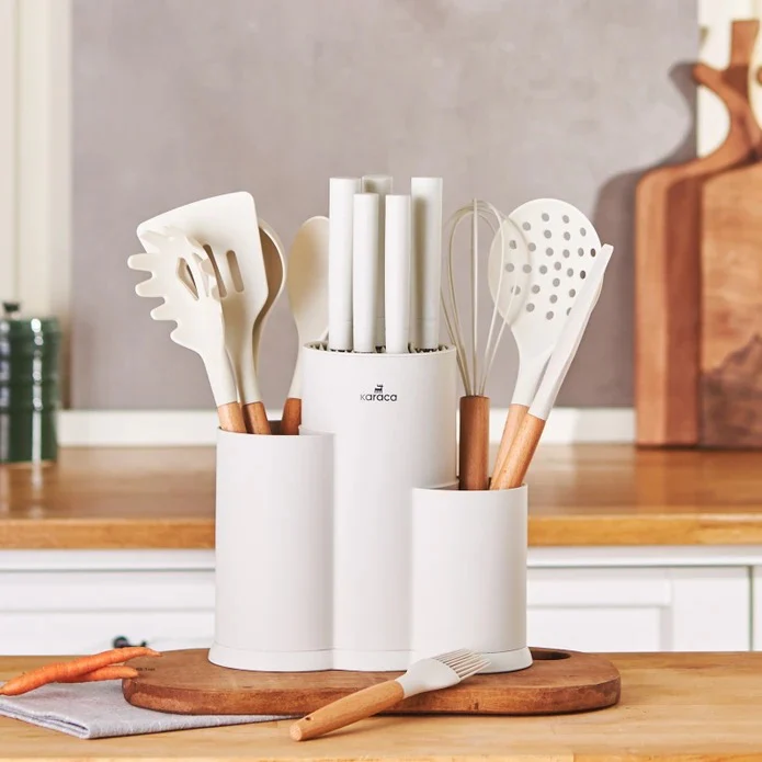 Karaca Burby Creme 14-teiliges Messer-Set - Image 5