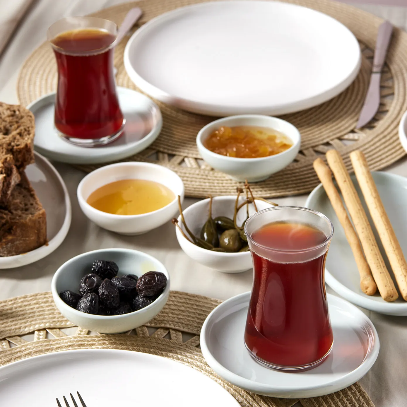 Karaca Cordelia Mint Porzellan 26 Stück Frühstück/Service Set 6 Personen - Image 3