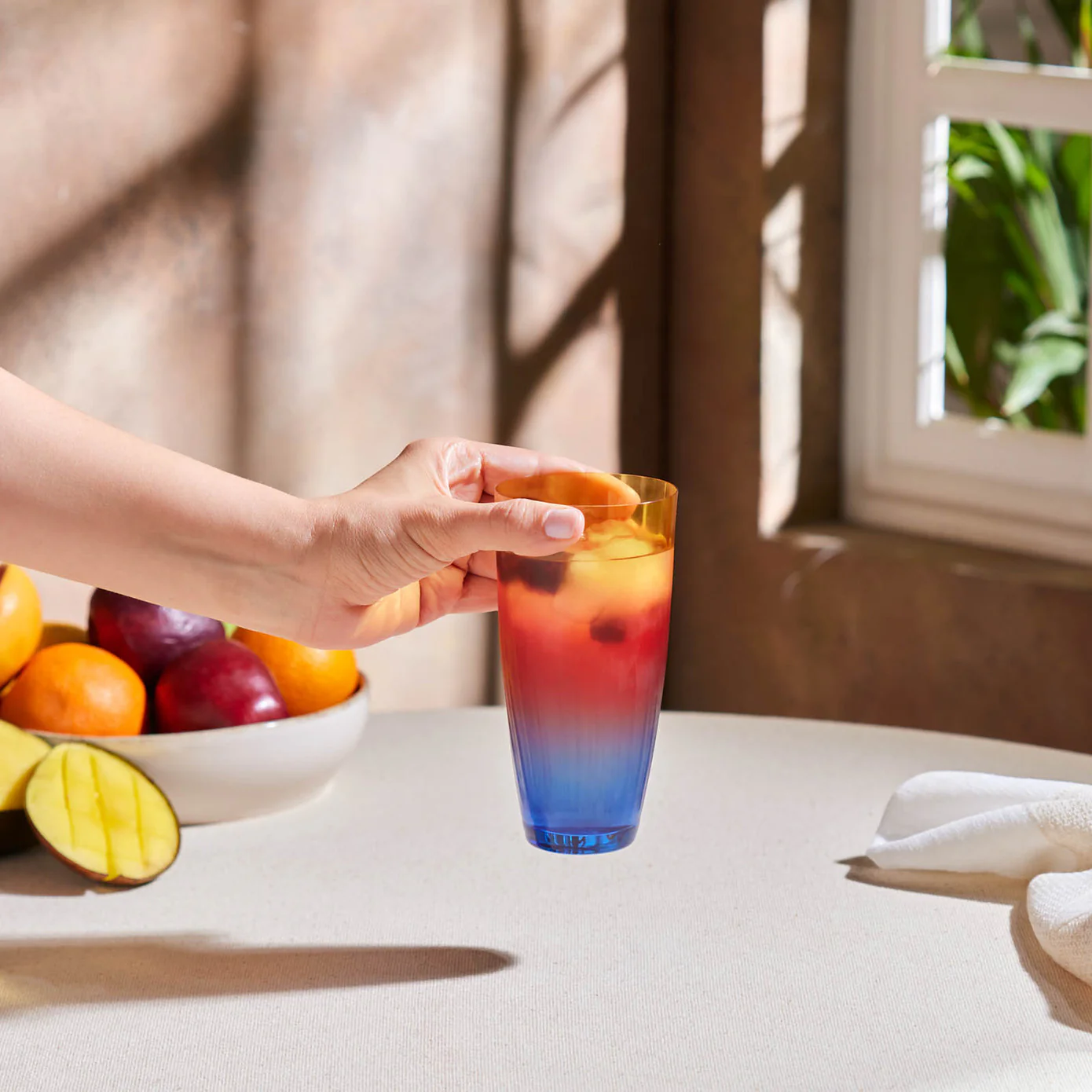 Karaca Dolce Soft Drink Glas 350 Ml Gelb - Image 3