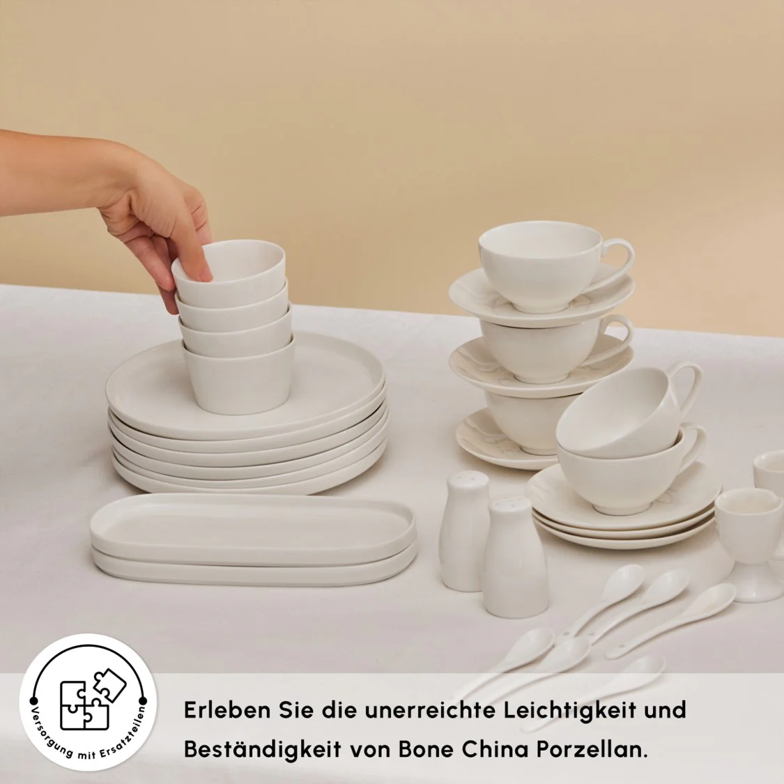 Karaca Stream Pure Favaro 38-Teiliges 6-Personen Frühstücksset - Image 6