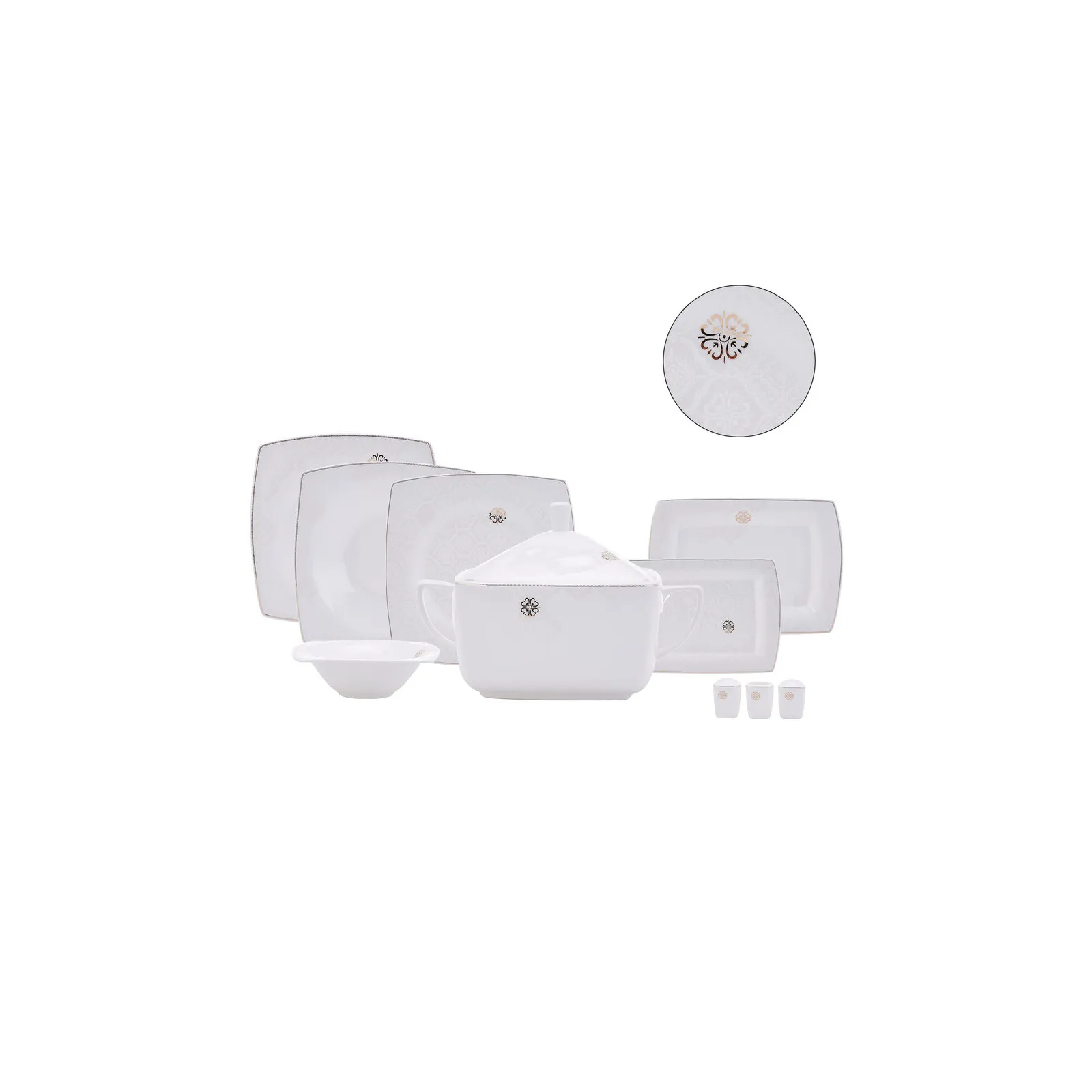 Karaca Fine Pearl Hailey 62-teiliges Dinner-Set - Image 2