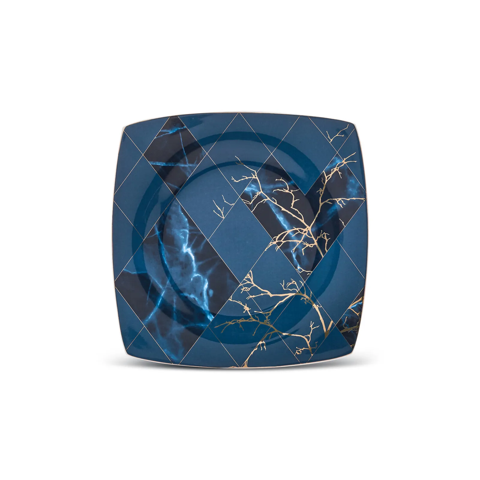 Karaca Fine Pearl Midnight 62 teiliges Geschirrset Quadrat Perlmutt für 12 Personen - Image 11