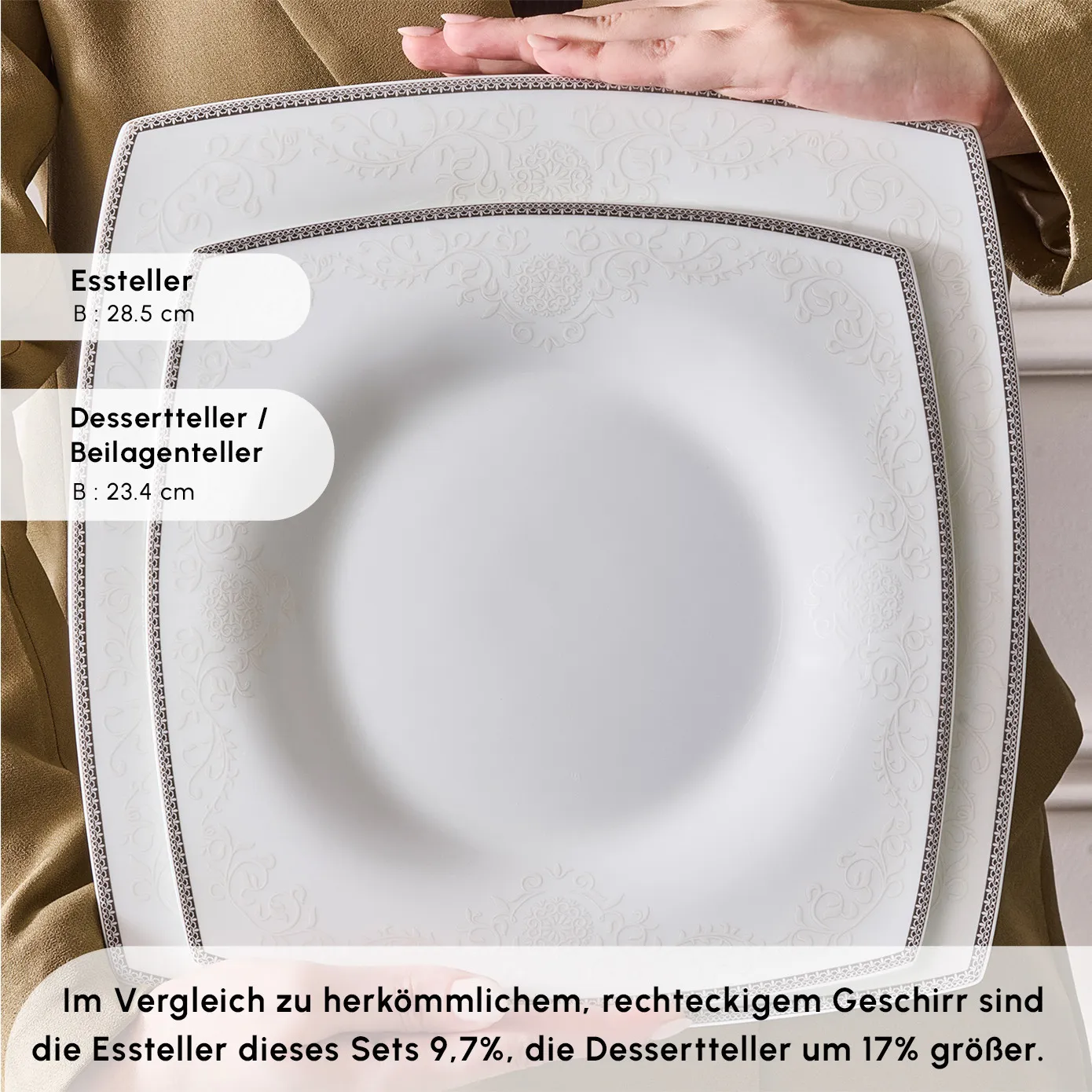 Karaca Fine Pearl Neklus 58-Teiliges 12-Personen Geschirrset - Image 4