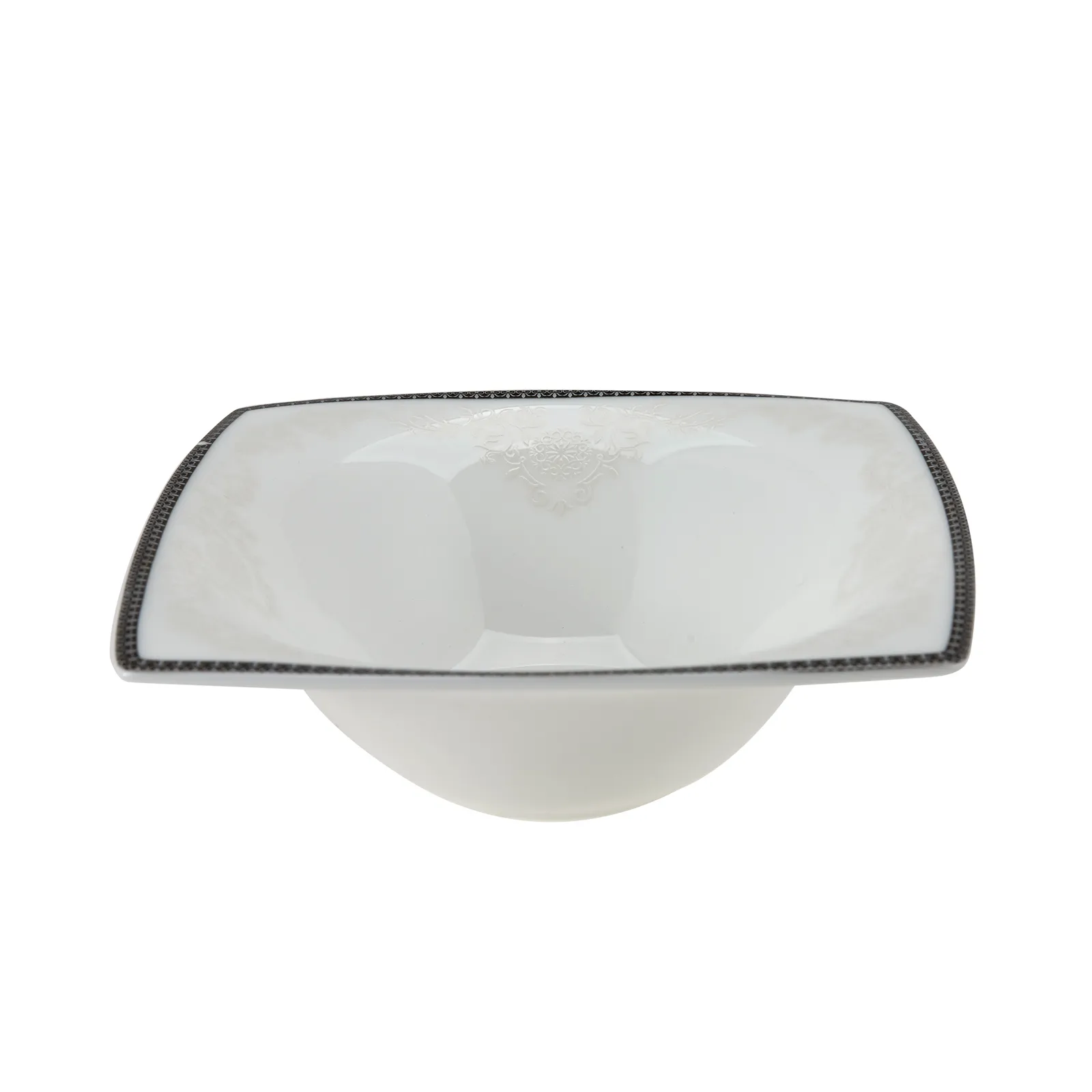 Karaca Fine Pearl Neklus 62-teiliges Tafelservice für 12 Personen Eckig - Image 3