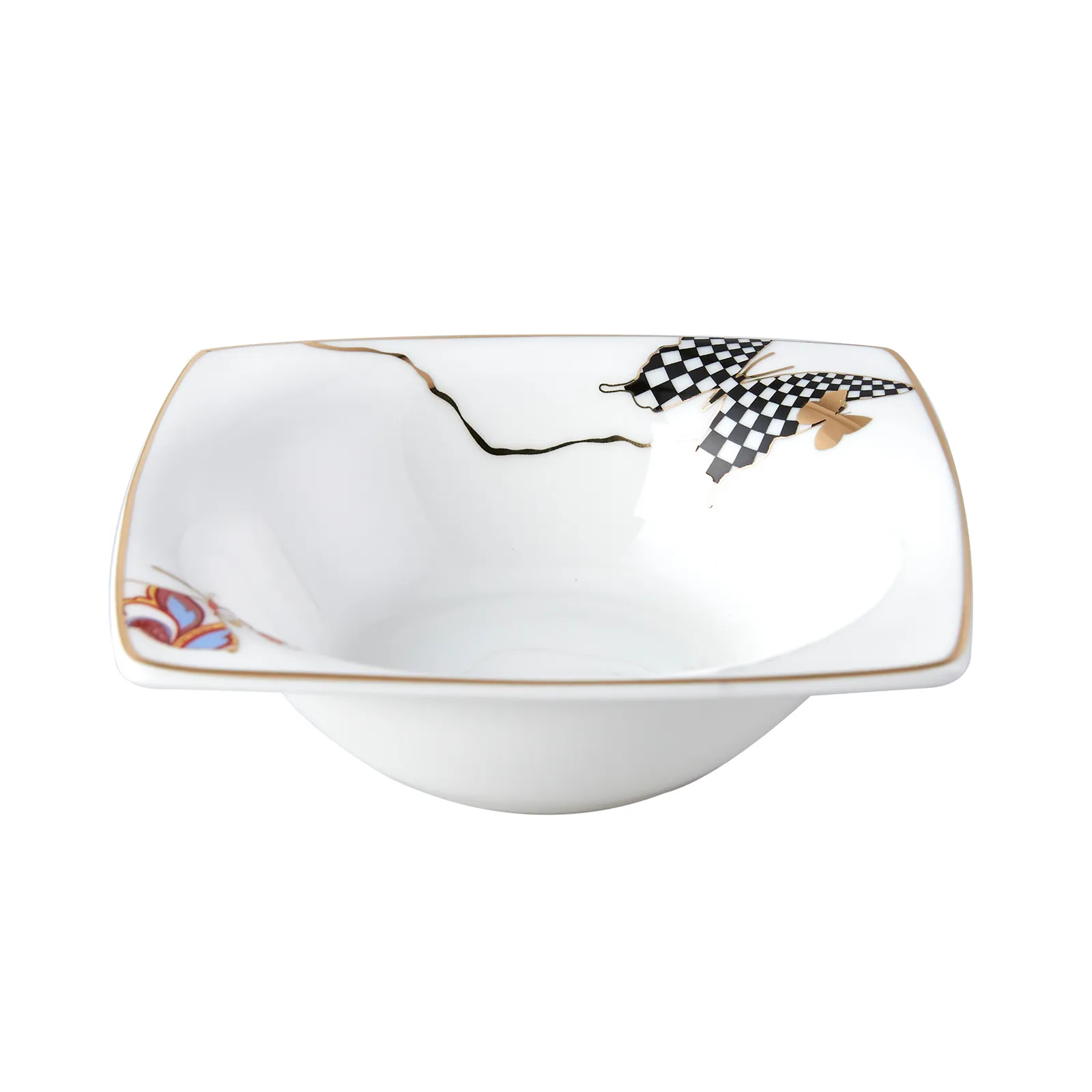 Karaca Fine Pearl Unique 14-teiliges quadratisches Frühstücksset und Servierschalen für 6 Personen - Image 5
