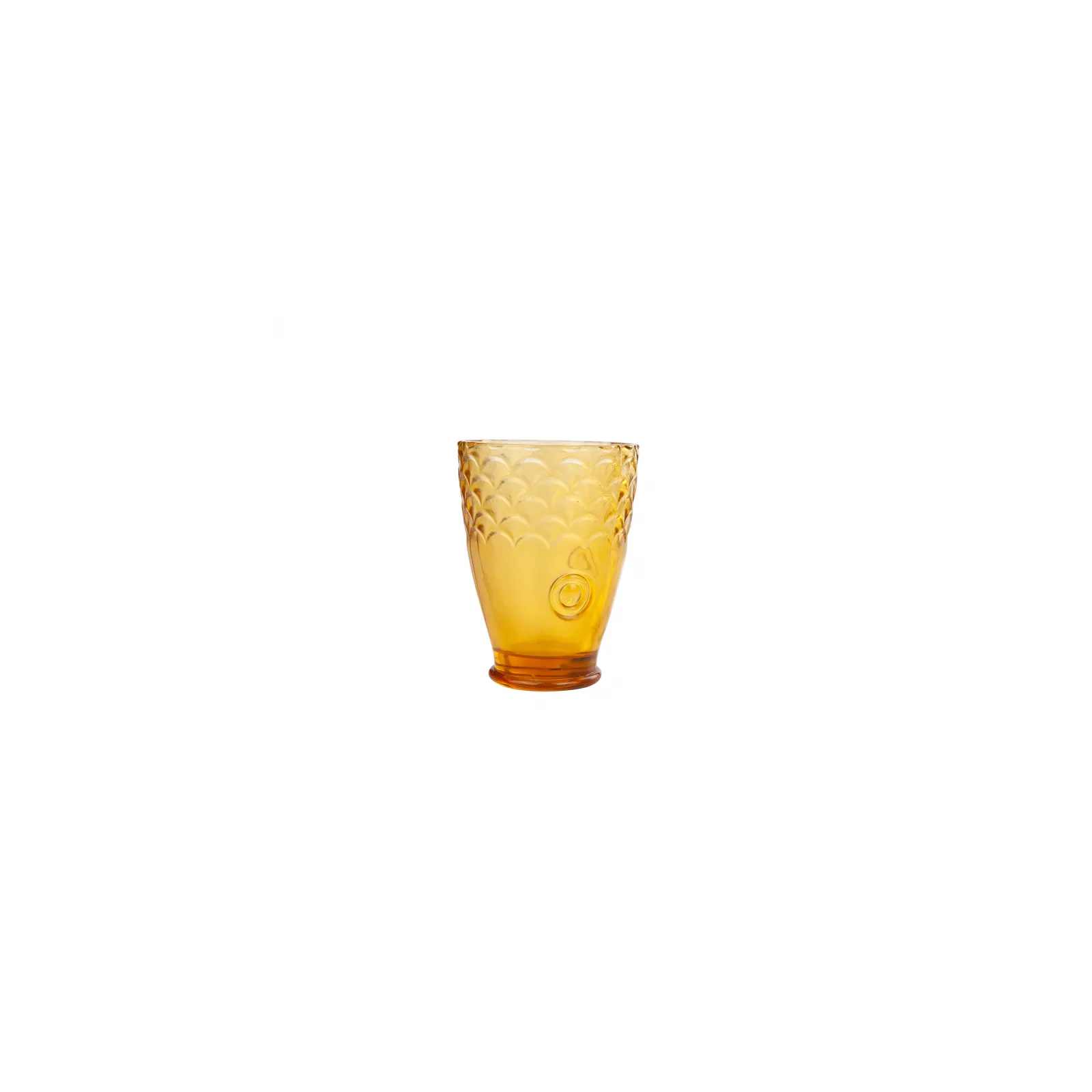 Karaca Fish  Softdrinkglas 4-teilig , Amber - Image 6