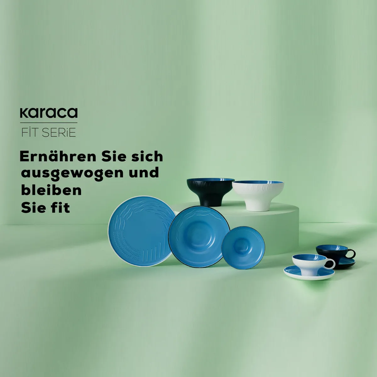 Karaca Fit Weiß Breite Schale - Image 7