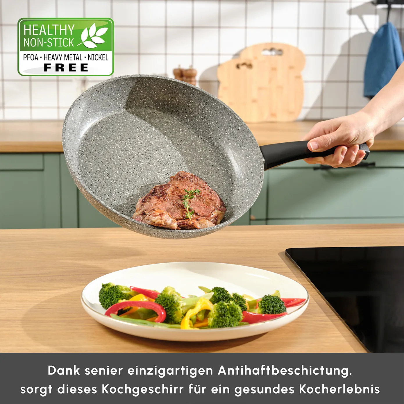 Karaca Gris Biogranit Pfannenset, 2 Teilig - Image 5