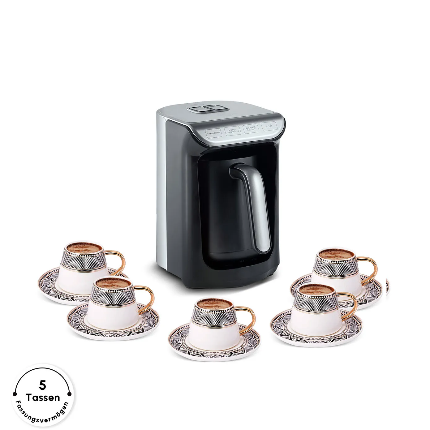 Karaca Hatır Kaffeemaschine mit Röstfunktion Space Gray - Image 4