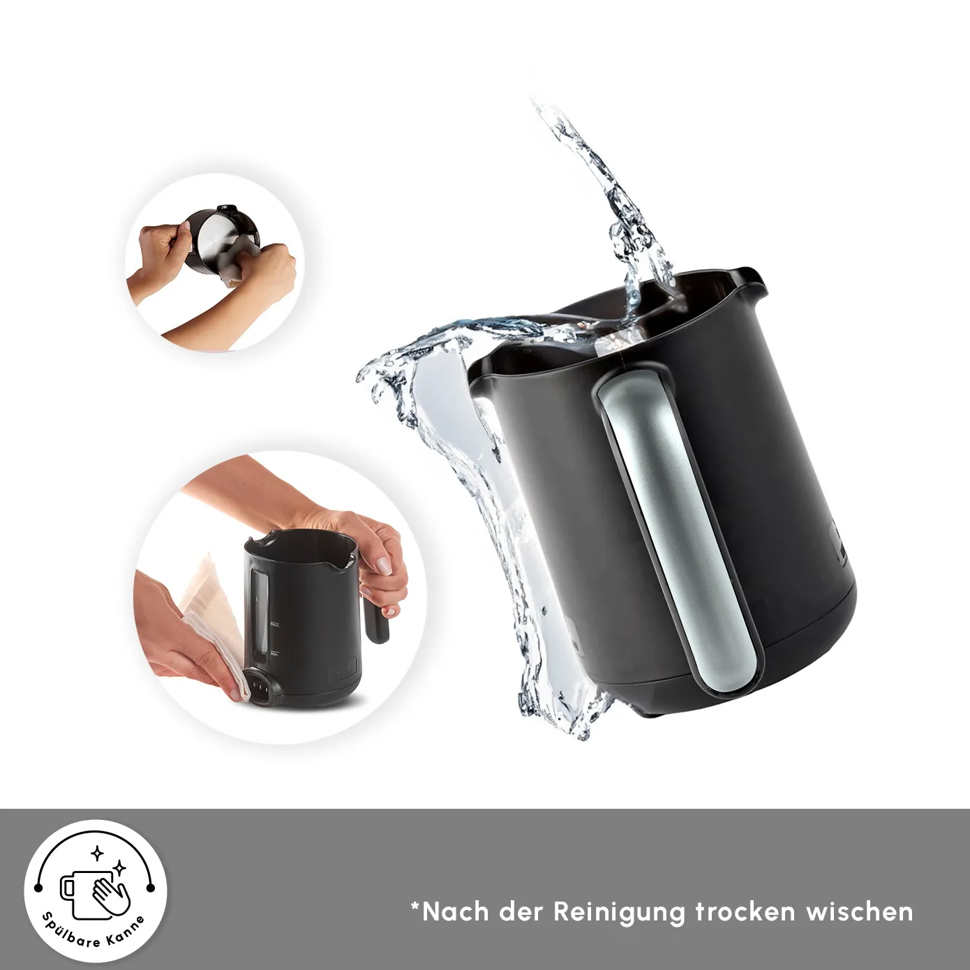 Karaca Hatır Kaffeemaschine mit Röstfunktion Space Gray - Image 9