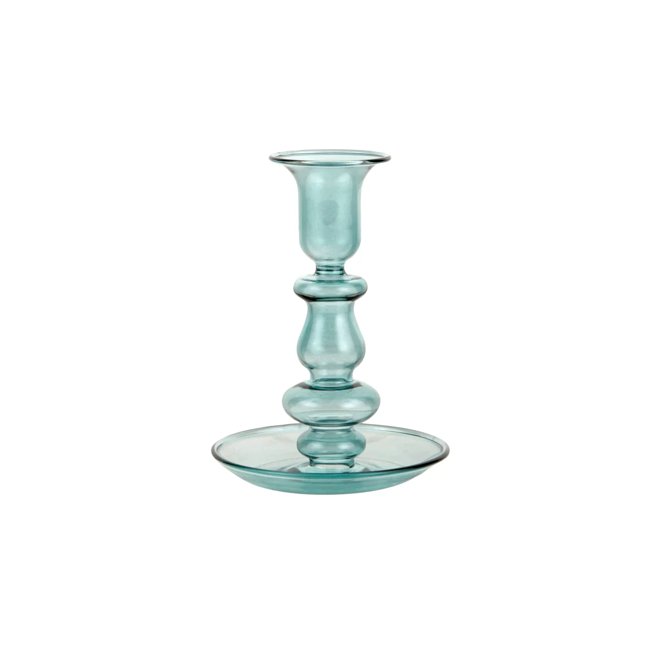 Karaca Home Alyce Glas-Teelichthalter Grün 13x10 cm - Image 2