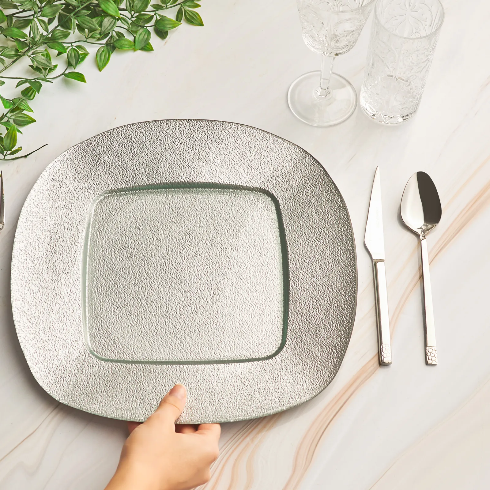 Karaca Home Capri Supla Set Silber 35 cm - Image 3