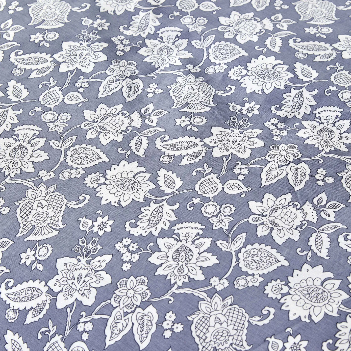 Karaca Home Celerina Blau 100% Baumwolle Einzel Bettbezug Set - Image 3
