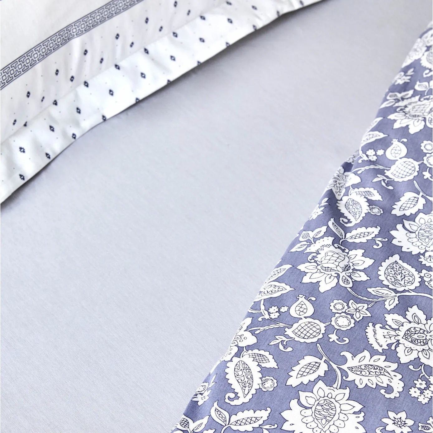 Karaca Home Celerina Blau 100% Baumwolle Einzel Bettbezug Set - Image 4