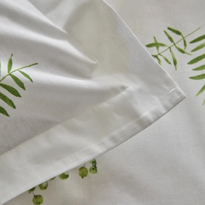 Karaca Home Herbal 100% Baumwolle Doppelbett Bettwäsche Set Weiß - Image 7