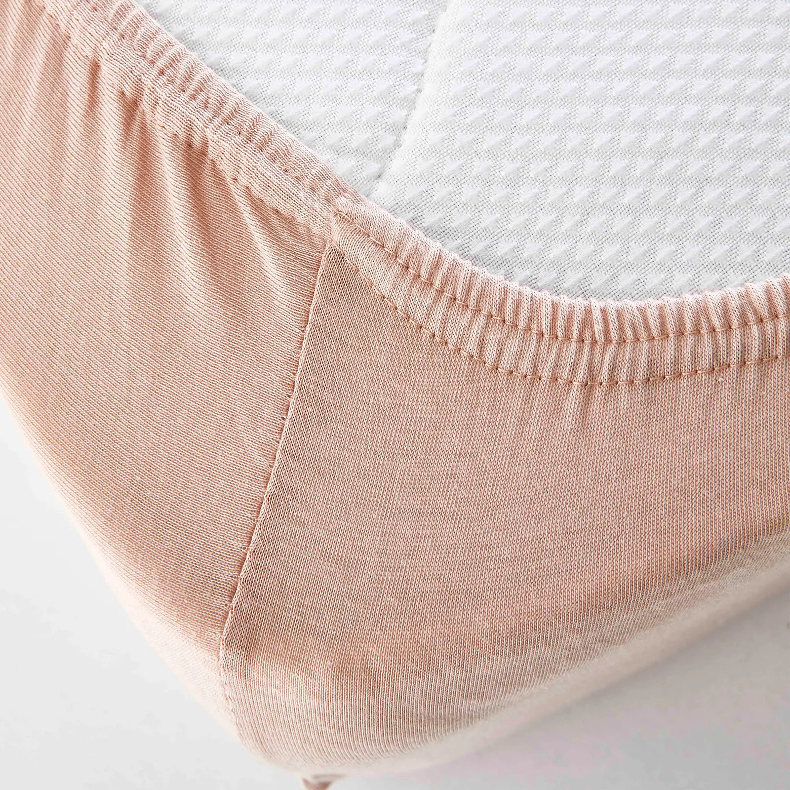 Karaca Home Jersey Fitted Bed Sheet Salmon Pink 120x200 cm + 30 cm Öko-Tex Zertifiziert - Image 3