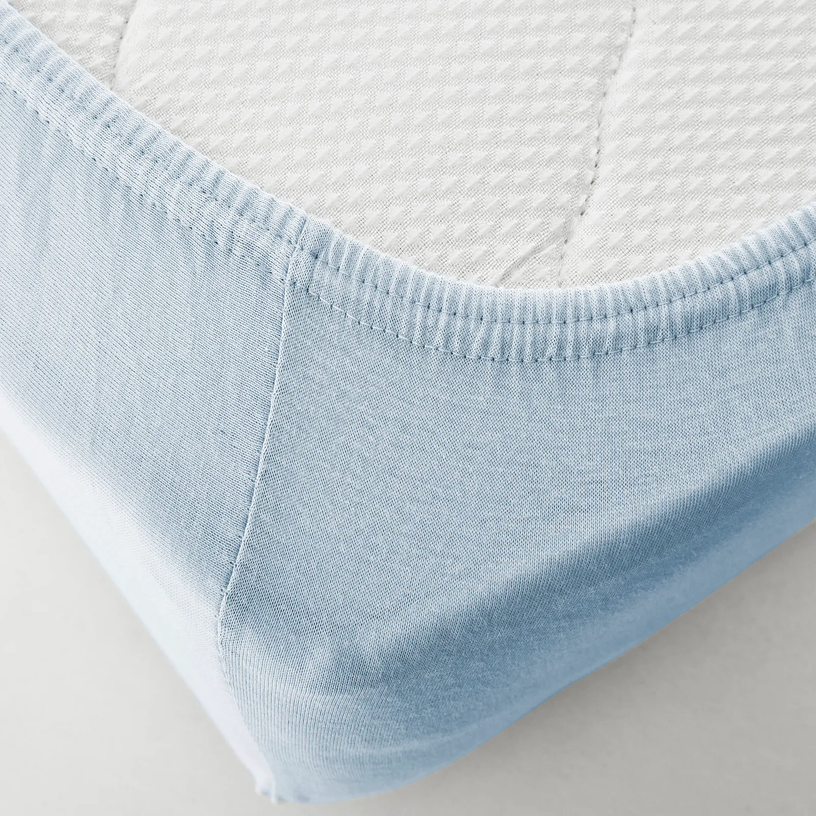 Karaca Home Jersey Spannbetlaken hellblau 100x200 cm + 30 cm Öko-Tex zertifiziert - Image 3