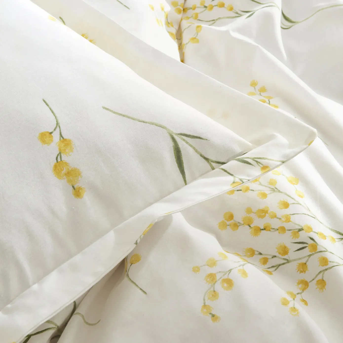 Karaca Home Loretta Gelb 100% Baumwolle Doppel Bettbezug Set - Image 7
