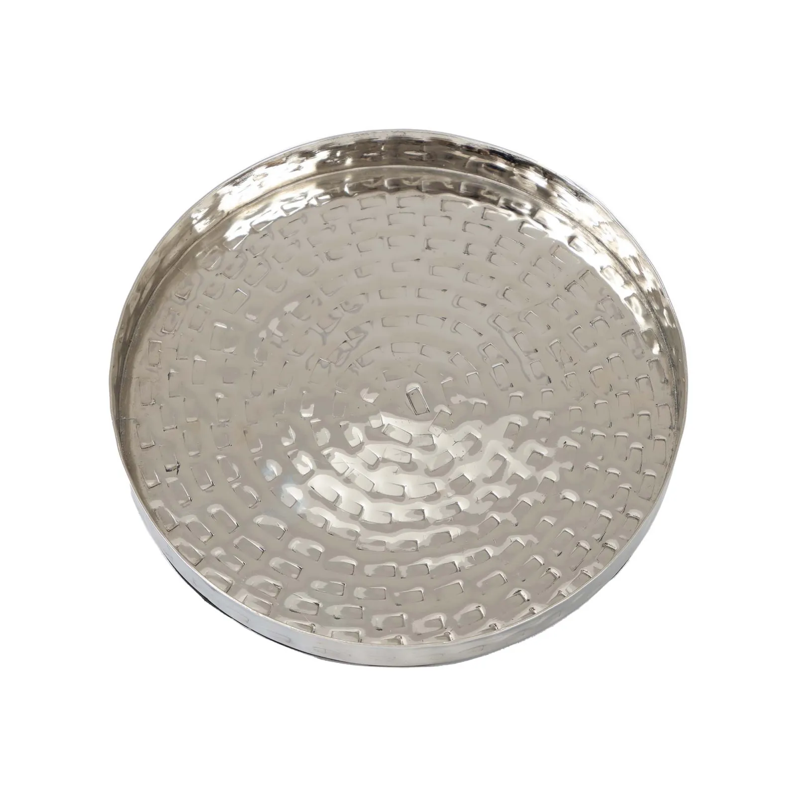 Karaca Home Moroccan Deko-Tablett Silber 26 x 26 x 3 cm