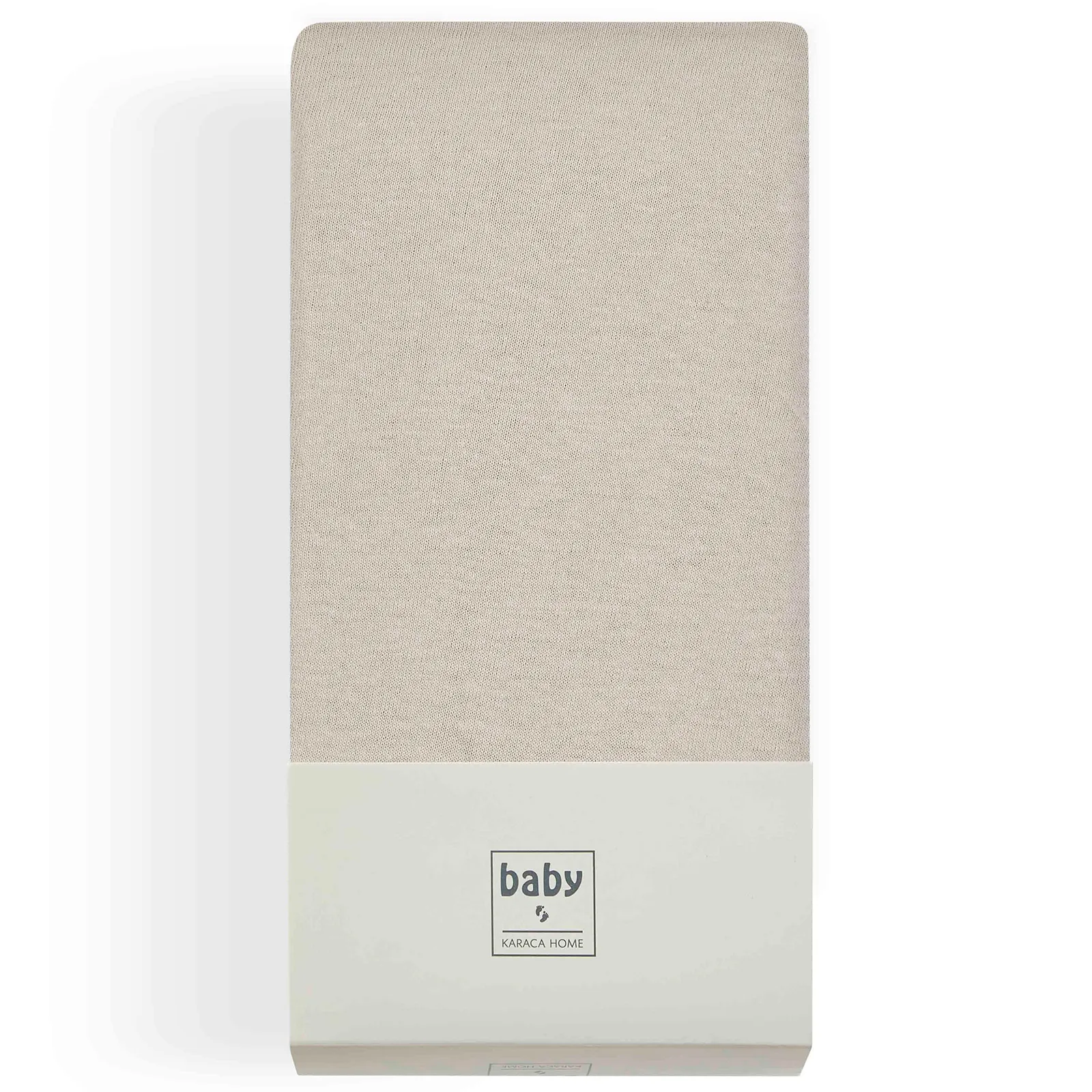 Karaca Home Spannbettlaken Beige Baby  (70x140 cm) Öko-Tex Zertifiziert - Image 4