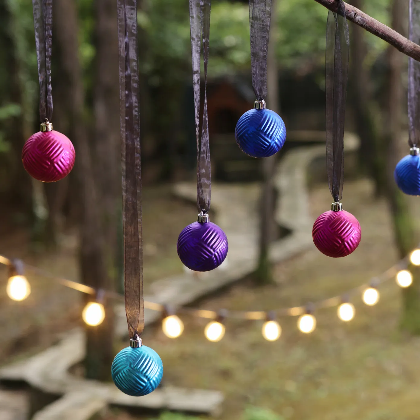 Karaca Home Weihnachten Bunte Baumschmuck Set, 12 Teilig, 6 cm - Image 4