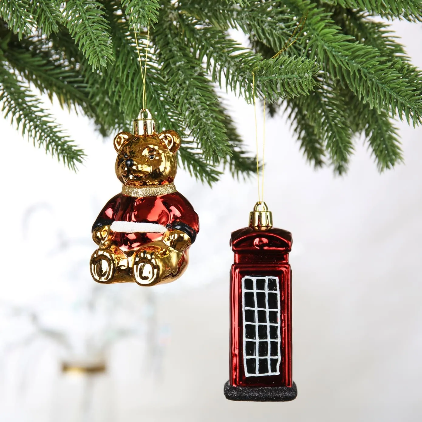 Karaca Home Weihnachten London Baumschmuck Set, 3 Teilig - Image 3