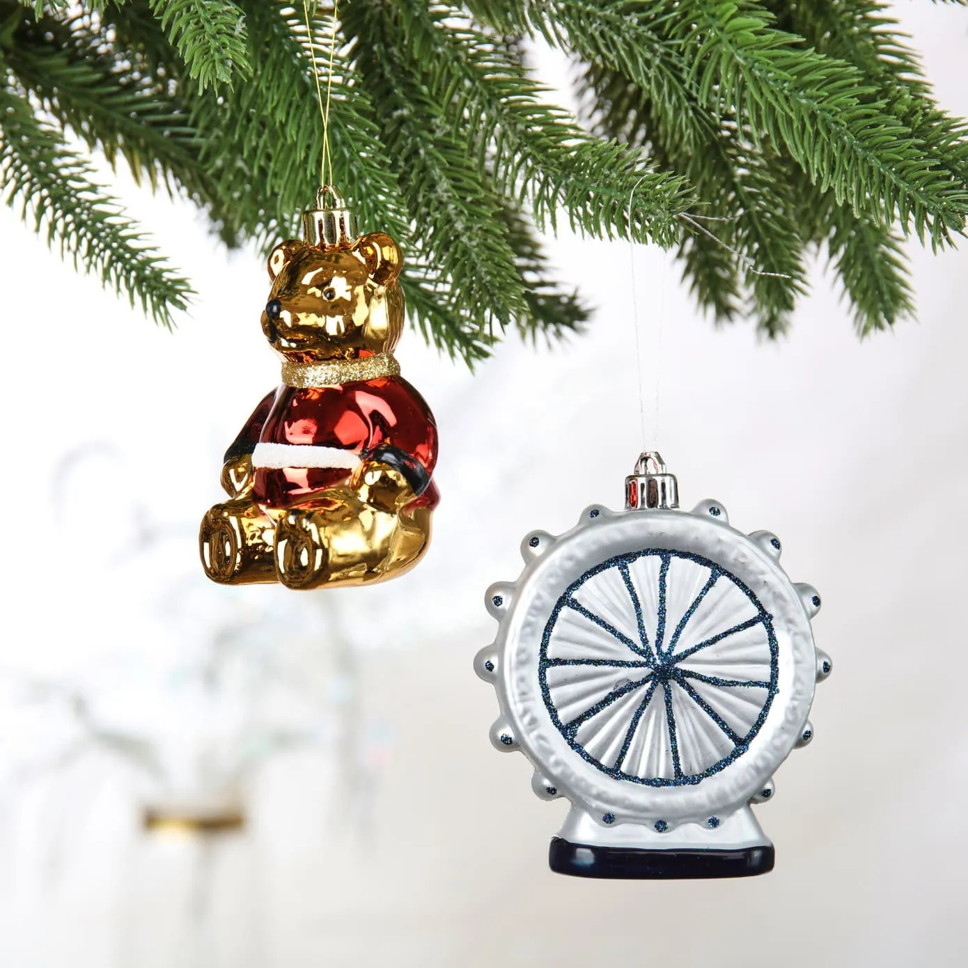 Karaca Home Weihnachten London Baumschmuck Set, 3 Teilig - Image 4