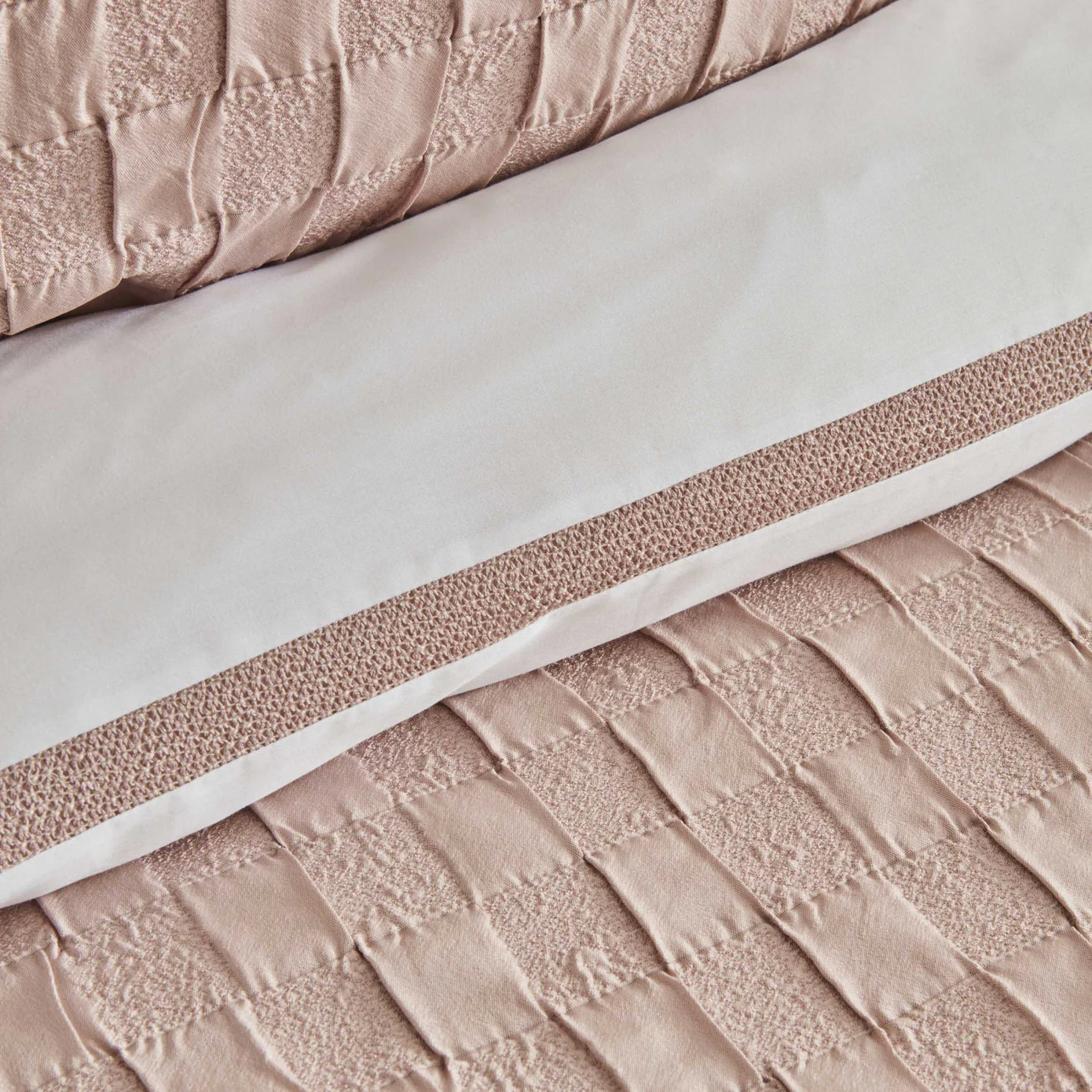 Karaca Home White Collection Braut Carina 80 Fäden 100% Baumwolle 8-teiliges Hochzeitsset Puder - Image 7
