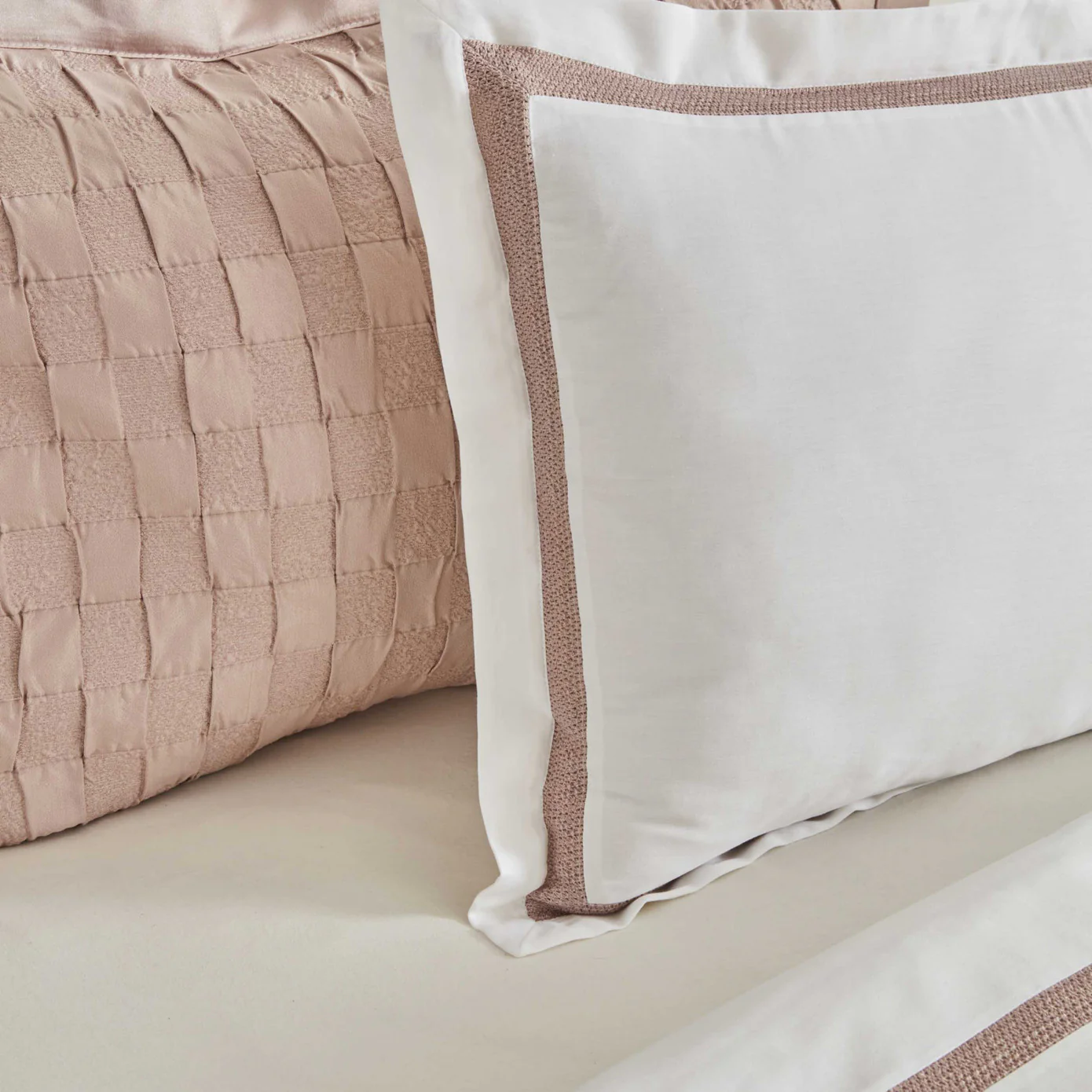 Karaca Home White Collection Braut Carina 80 Fäden 100% Baumwolle 8-teiliges Hochzeitsset Puder - Image 9