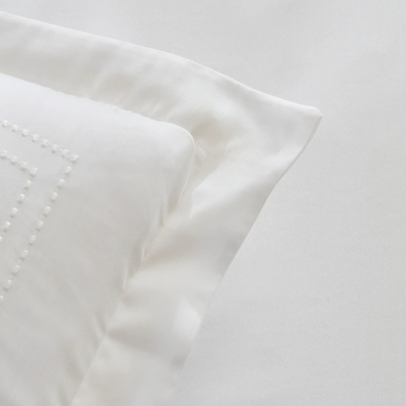 Karaca Home White Collection Felves King Size Bettwäscheset 100% Baumwolle Weiß 240x220 Cm - Image 5
