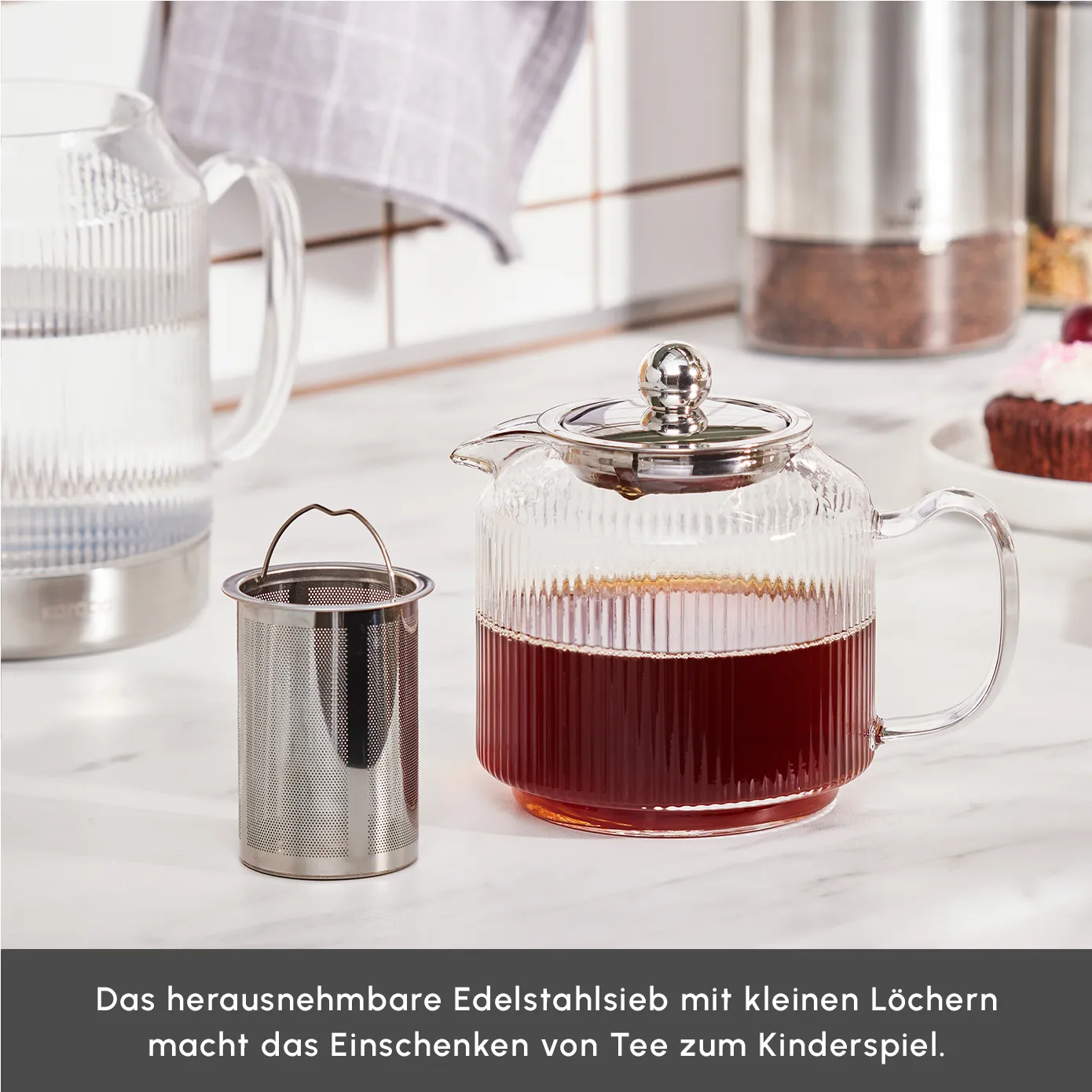 Karaca Kelly Glas Teekanne - Image 6