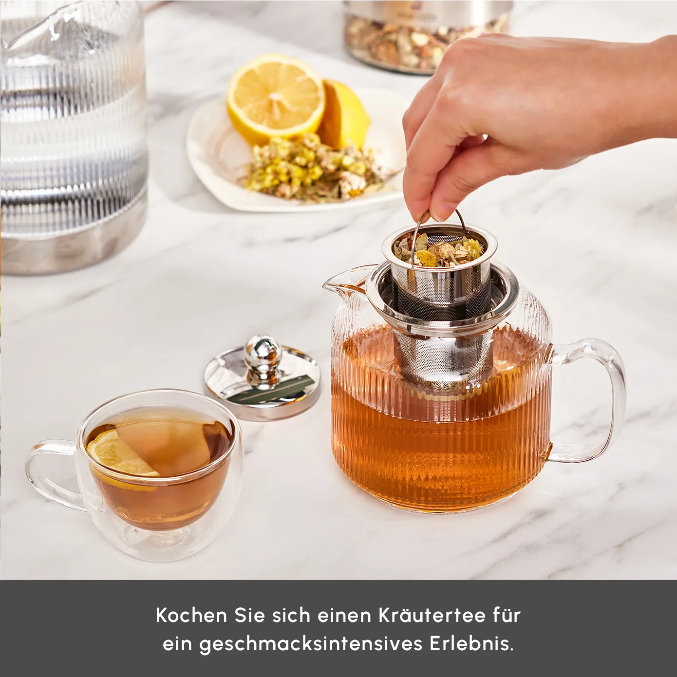 Karaca Kelly Glas Teekanne - Image 7