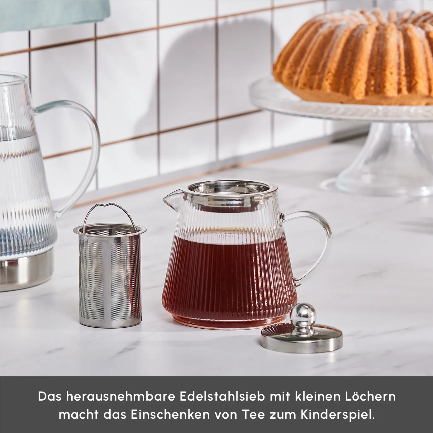 Karaca Keops Glas-Teekanne - Image 6
