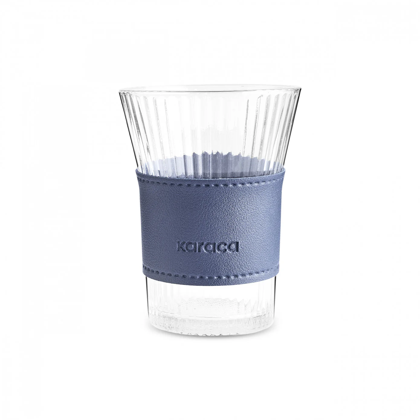 Karaca Leder Cool Touch Latte Glas 210 Ml Marineblau - Image 3