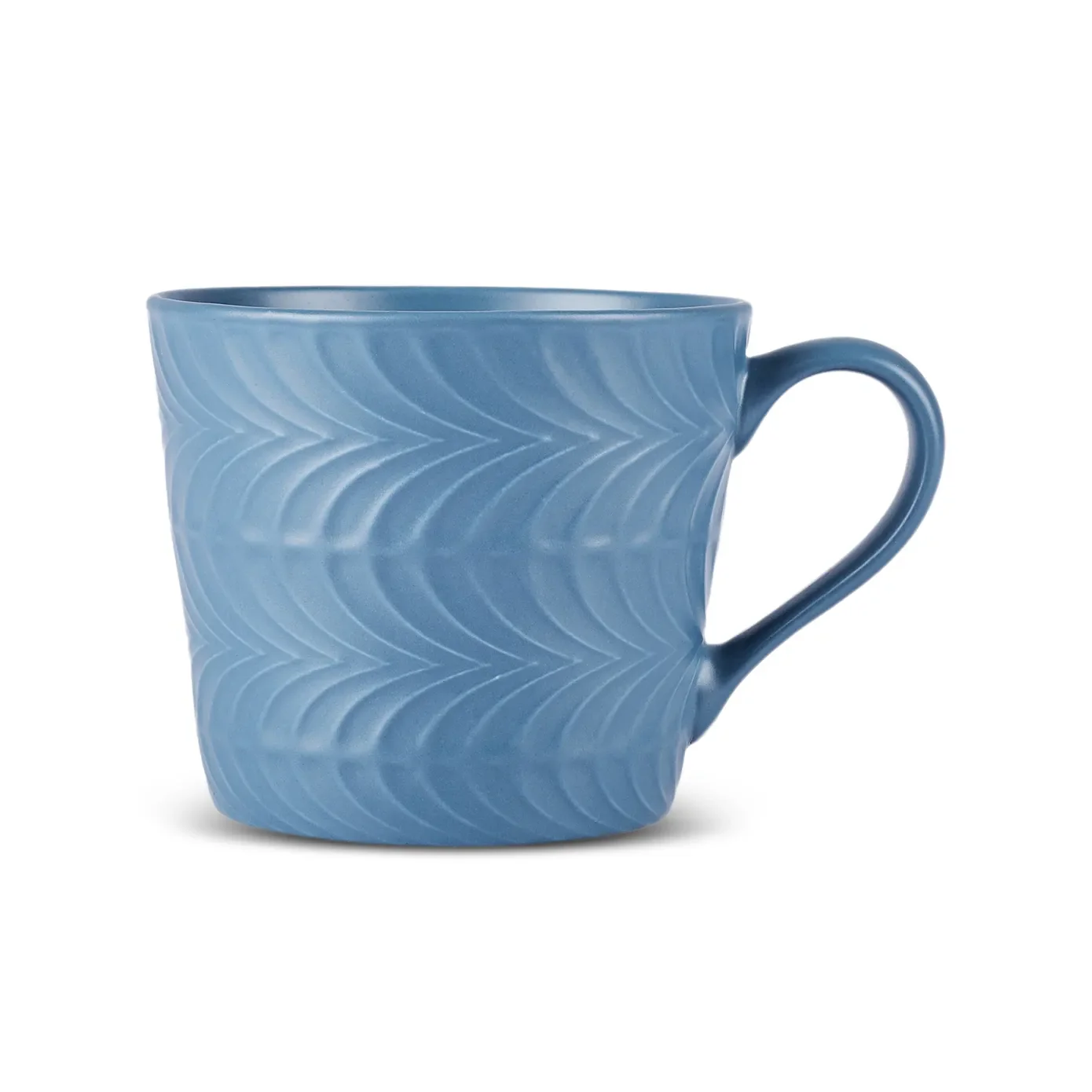 Karaca Lily Blau & Weiß Embos Doppelbecher Set 320 ML - Image 5