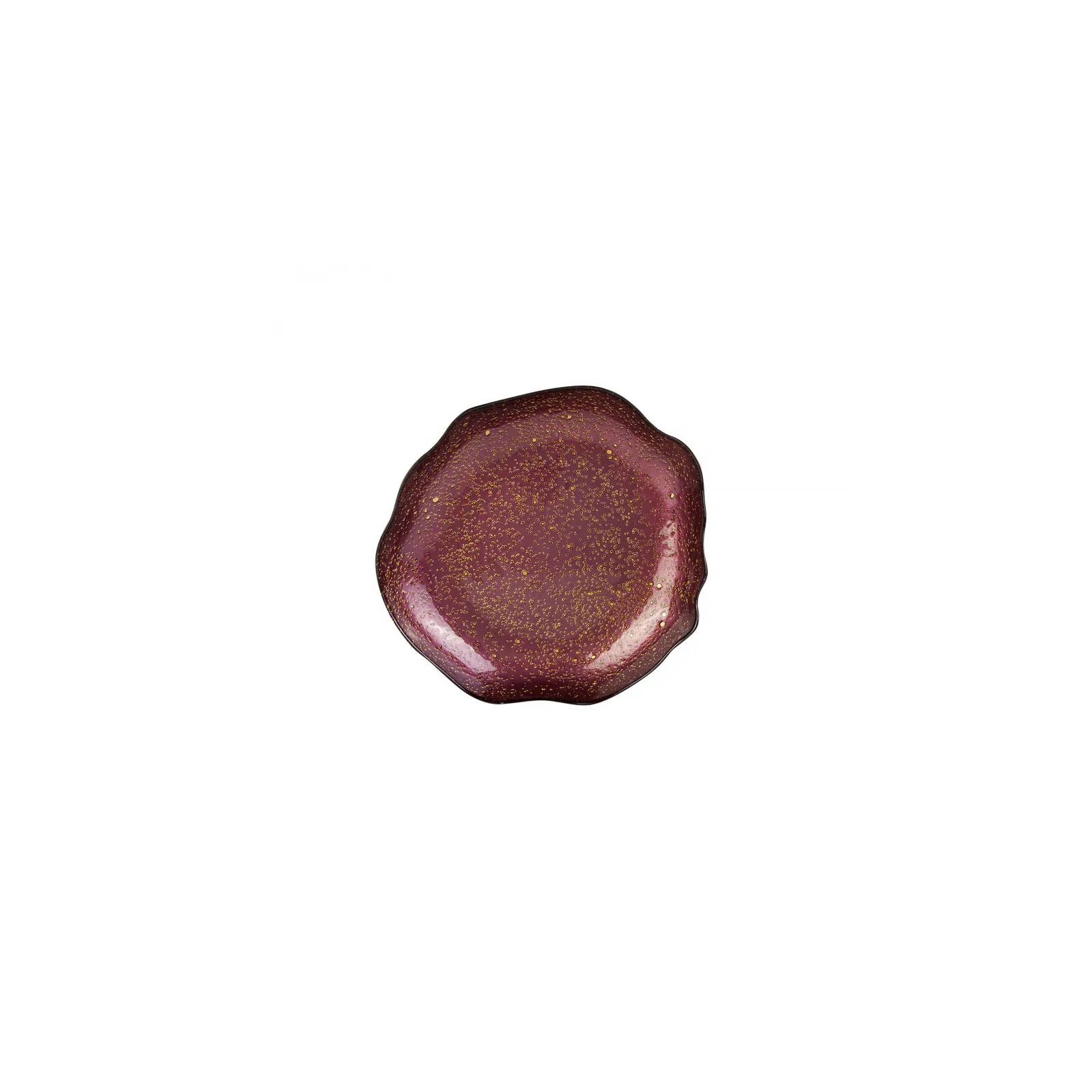 Karaca Lovizna Maroon (kastanienbrauner) Dekorativer Teller 38 cm - Image 2