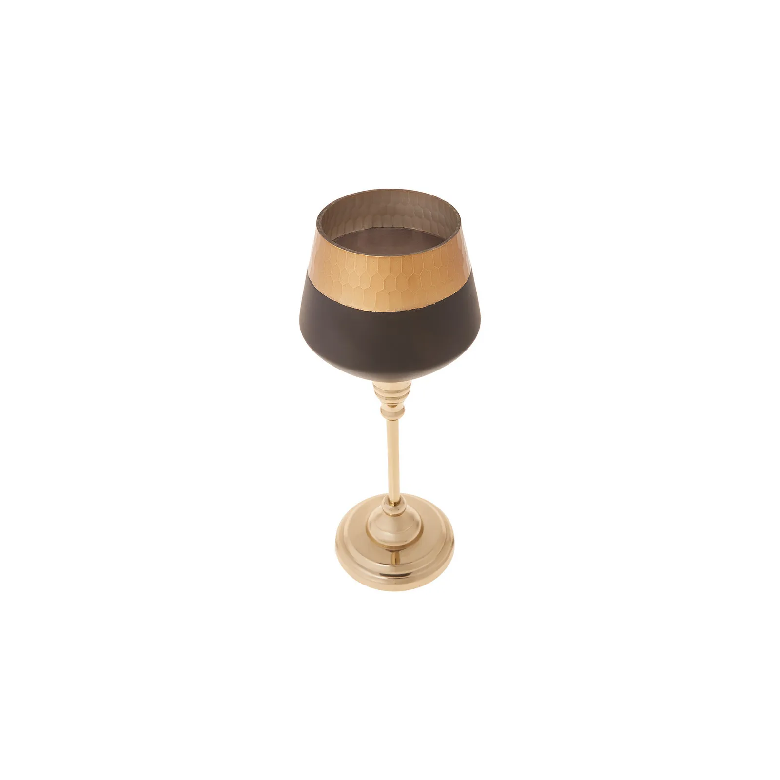 Karaca Lucca Şamdan Tealight Kerzenhalter Schwarz 30,5cm - Image 2