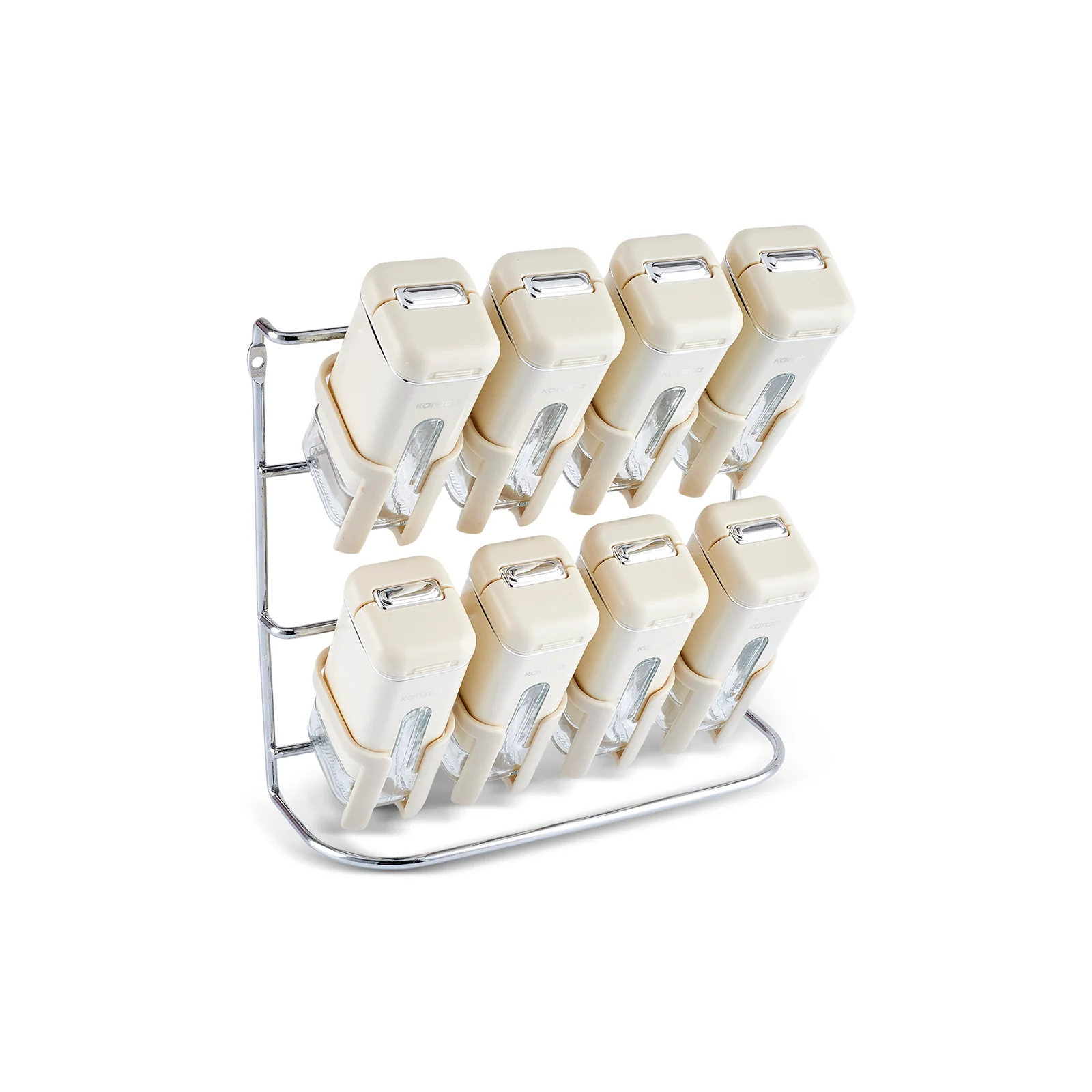 Karaca Luminous, 9-teiliges Gewürzgläser-Set, Creme - Image 7