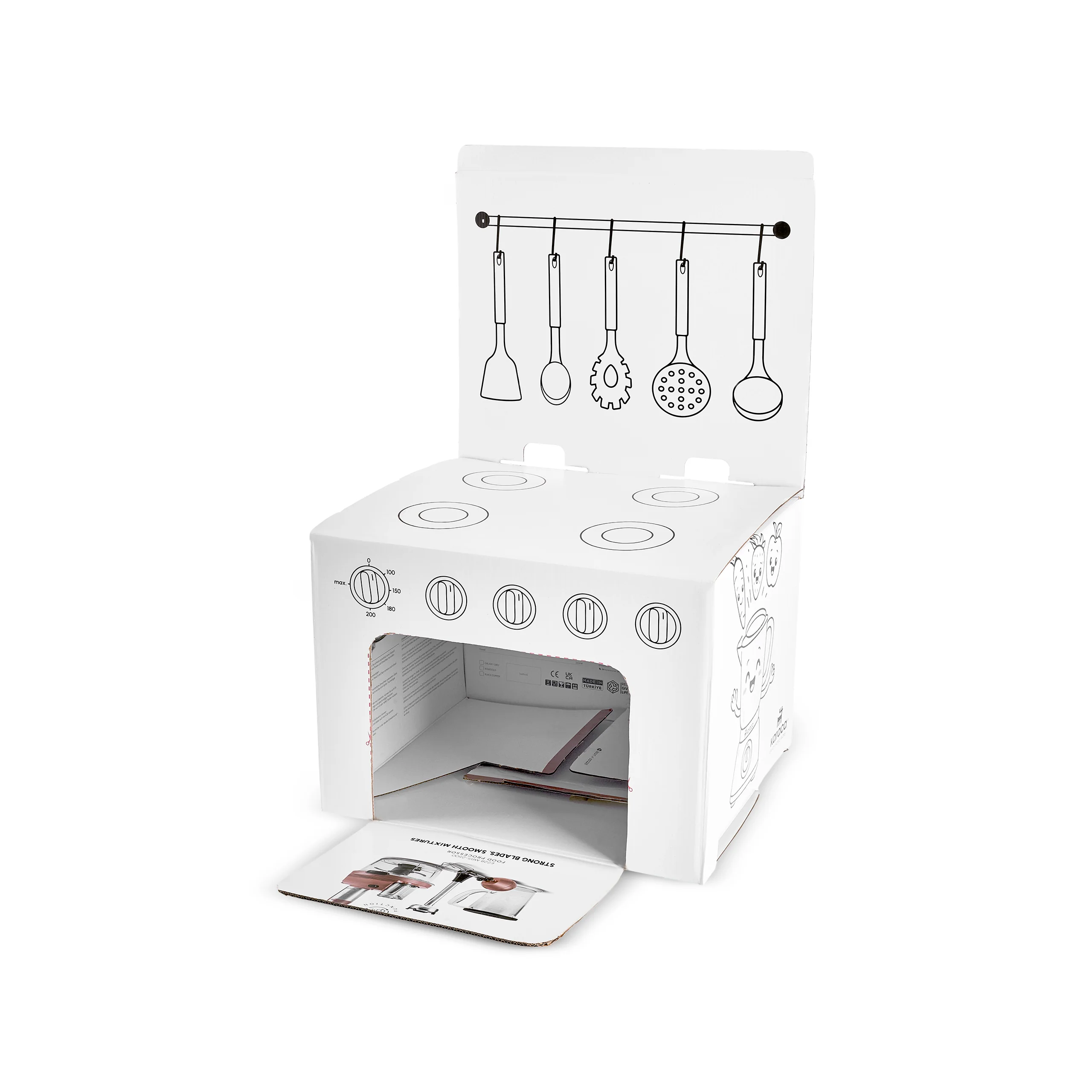 Karaca Mastermaid Küchenroboter aus Stahlglas, Langer Mixer 8 ın 1, 2500 W, Galaxy Grey - Image 10