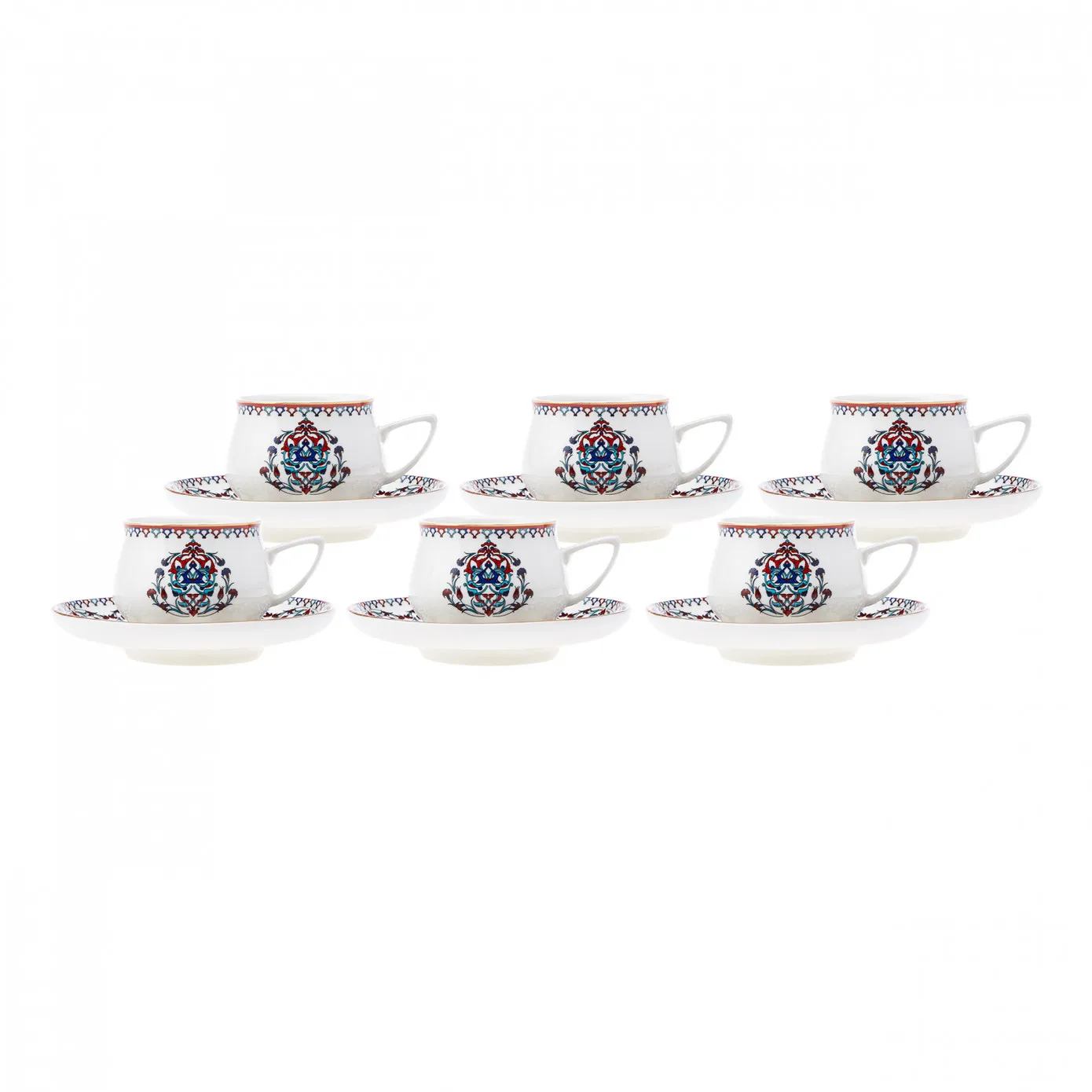 Karaca Nakkaş 12-teiliges Espressotassen-Set für 6 Personen - Image 4
